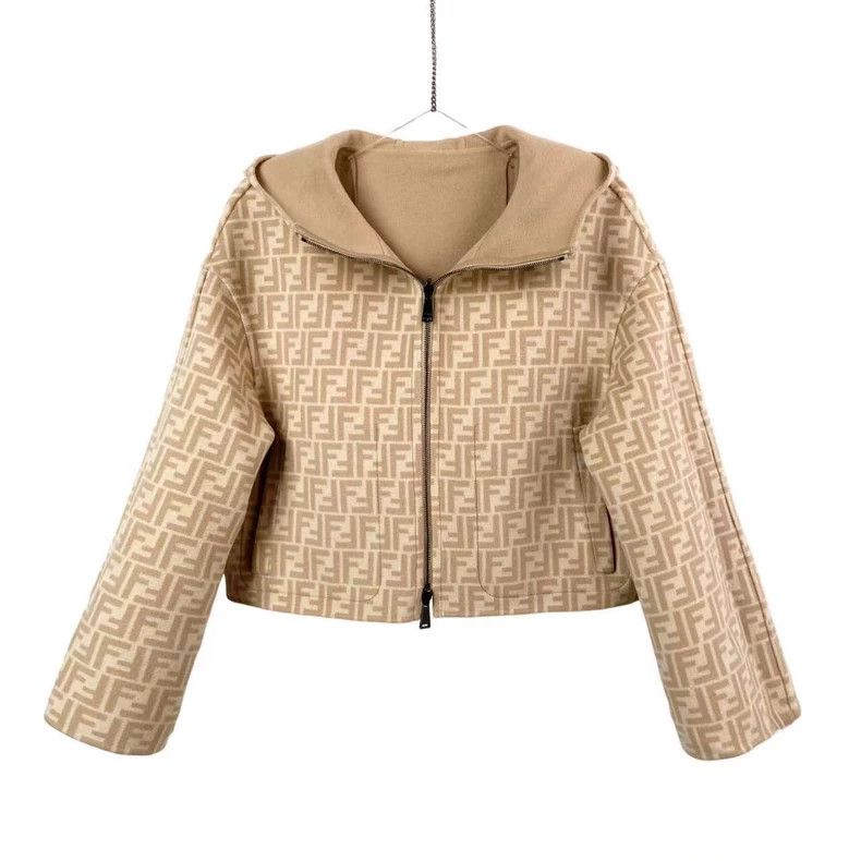 Fendi Fendi size 36 Milk tea colour old flower full print doubl Size US XXS / EU 40 - 1 Thumbnail