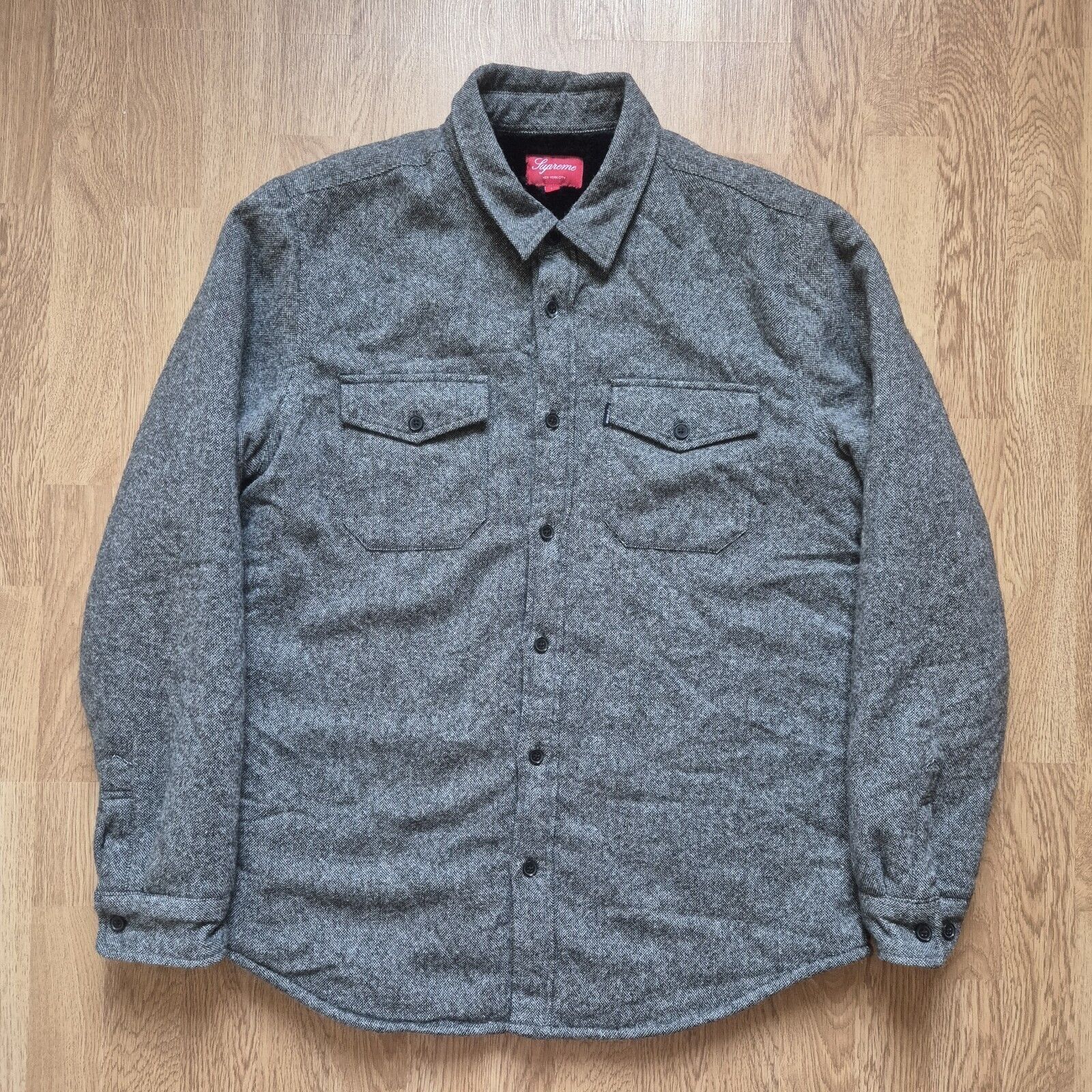 Supreme Supreme Magee Donegal Tweed Fleece Lined Overcoat Large 2011 Size US L / EU 52-54 / 3 - 1 Thumbnail