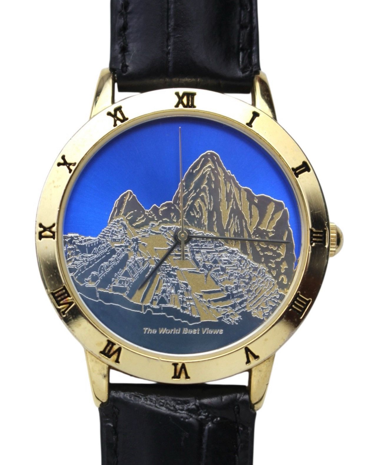 Vintage 2000S JAPANESE MADE MACHU PICCHU THE WORLD BEST VIEWS” WATCH Size ONE SIZE - 2 Thumbnail
