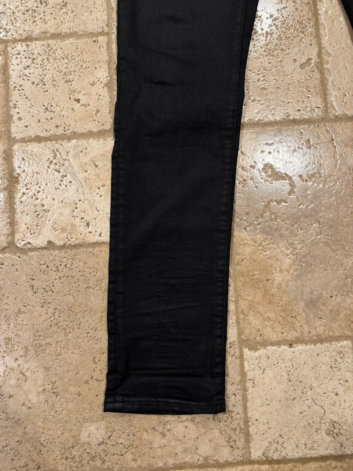 Saint Laurent Paris Saint Laurent Paris D02 2021 Black Wax Denim Jeans Size US 34 / EU 50 - 2 Thumbnail