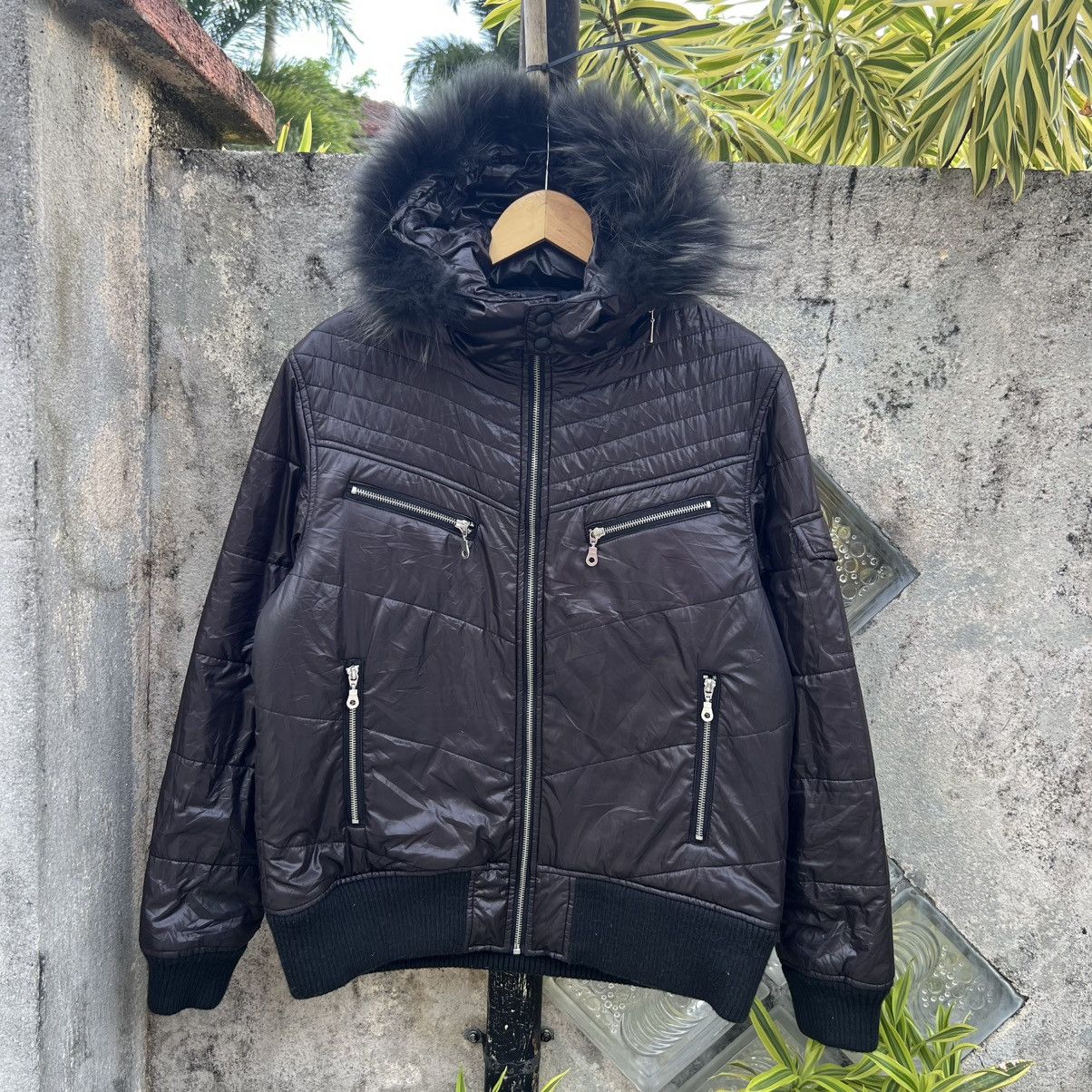If Six Was Nine “y2k style” 2000s FUR ZIP UP MODERM BLACK JACKET Size US L / EU 52-54 / 3 - 2 Thumbnail