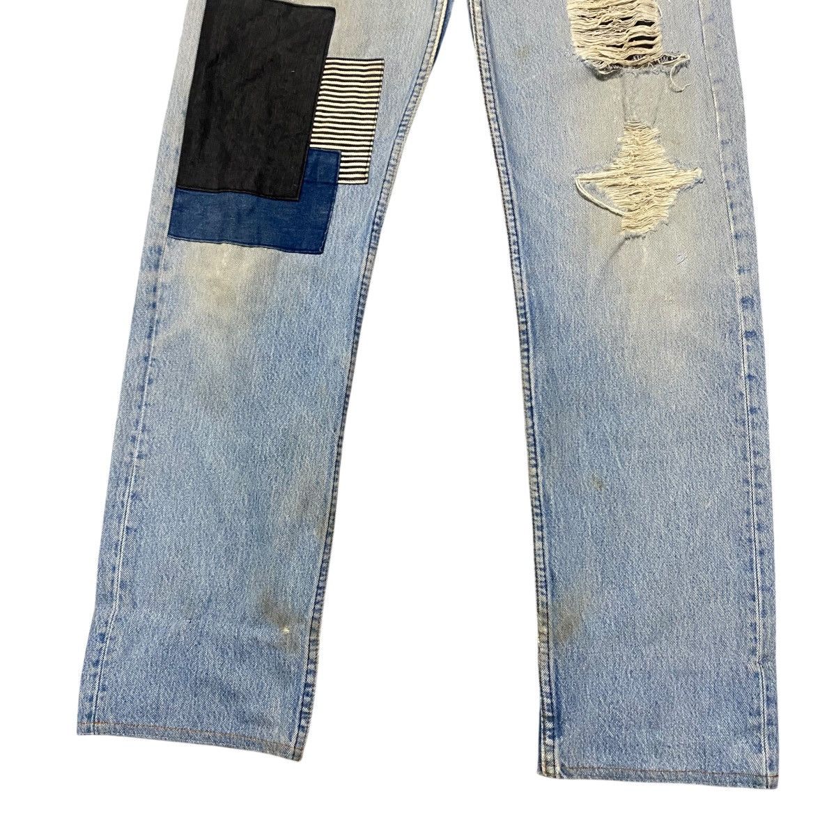Beams Japan × Levi's Rebuid By Kalimera Levis 501 Patchwork Distressed Jeans Size US 32 / EU 48 - 8 Thumbnail