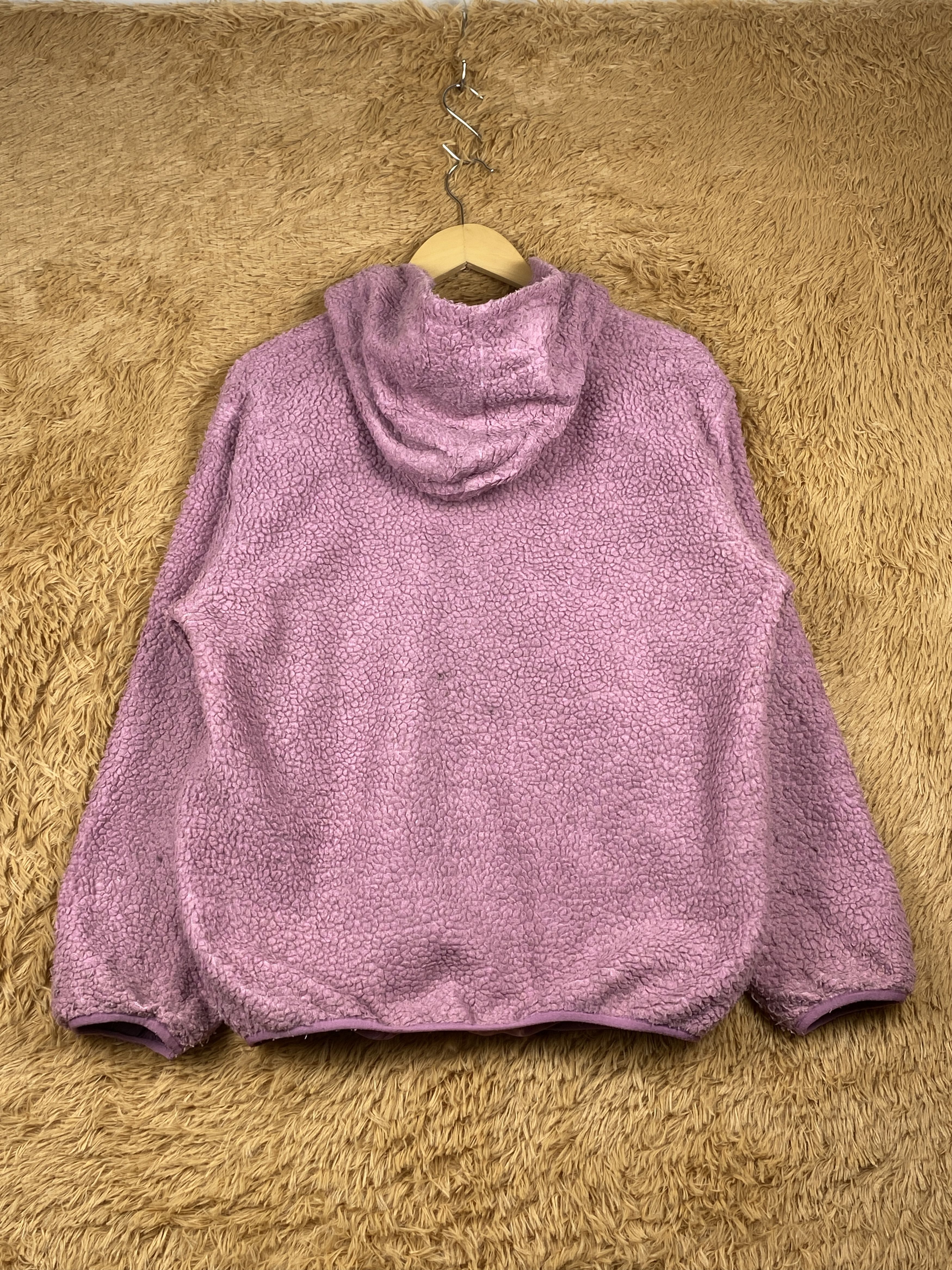 Japanese Brand Vintage Navy Hoodie Sherpa Jacket J1686 Size ONE SIZE - 5 Thumbnail