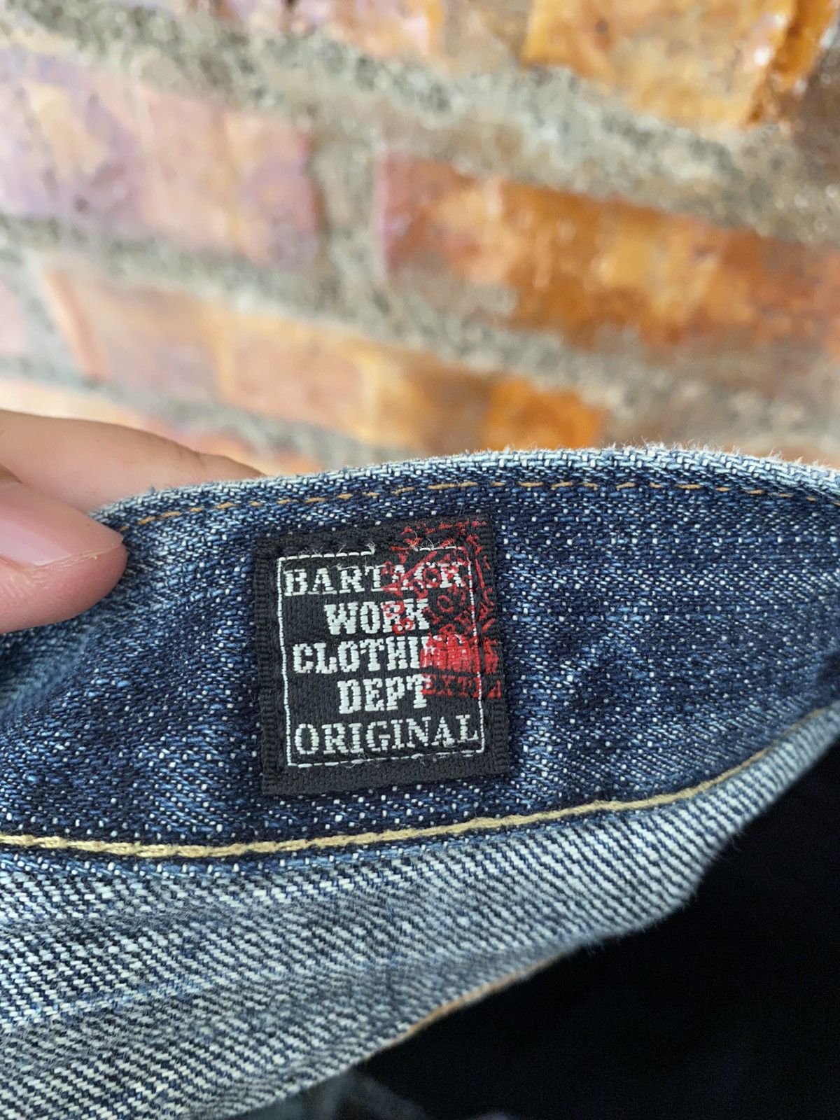 14th Addiction Vtg BARTACK Japan Distressed Ring Detailing pants Size US 30 / EU 46 - 16 Thumbnail