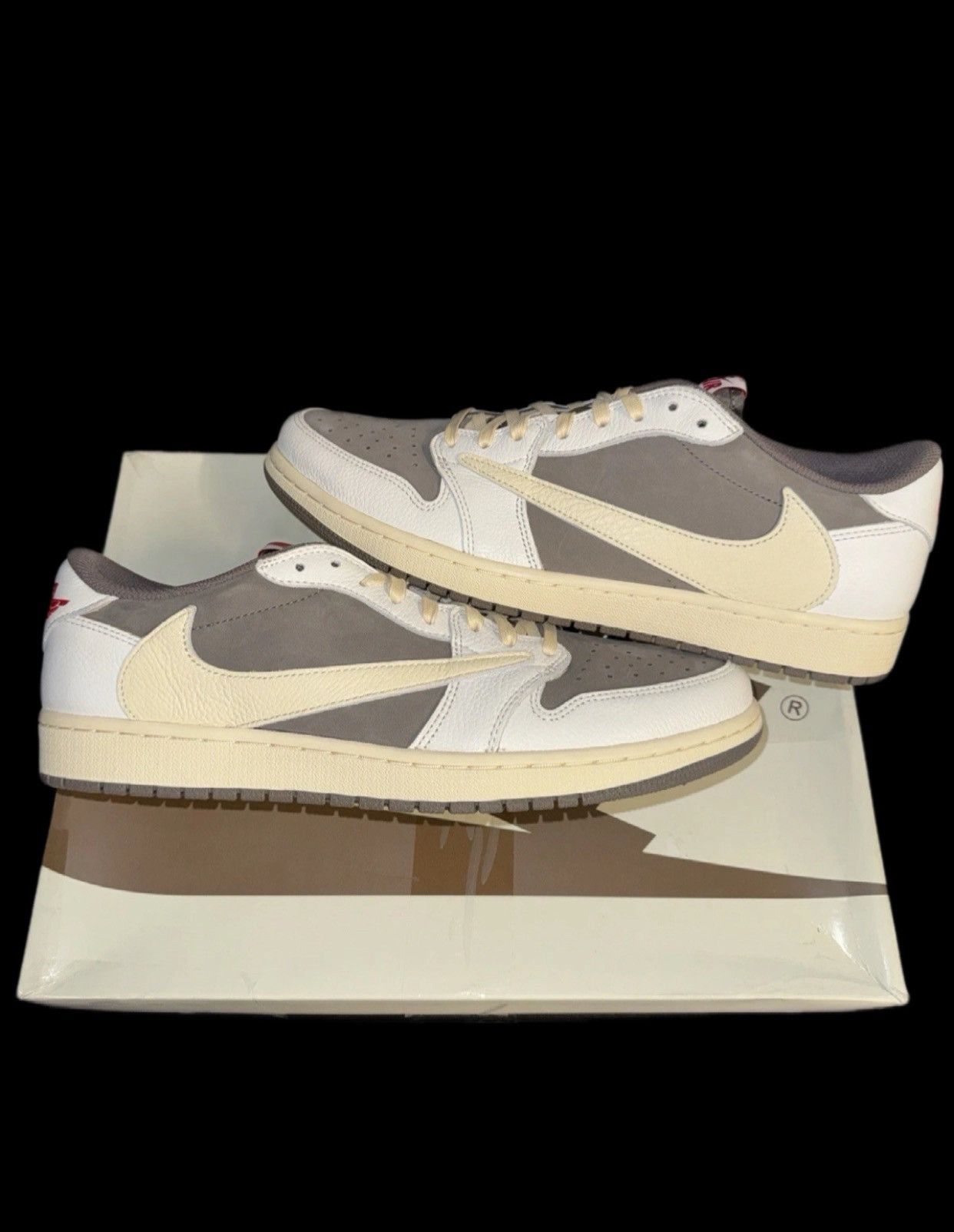 Nike × Travis Scott Deadstock Travis Scott AJ1 Low Reverse Mocha Sz14 Brand New Size US 14 / EU 47 - 1 Thumbnail