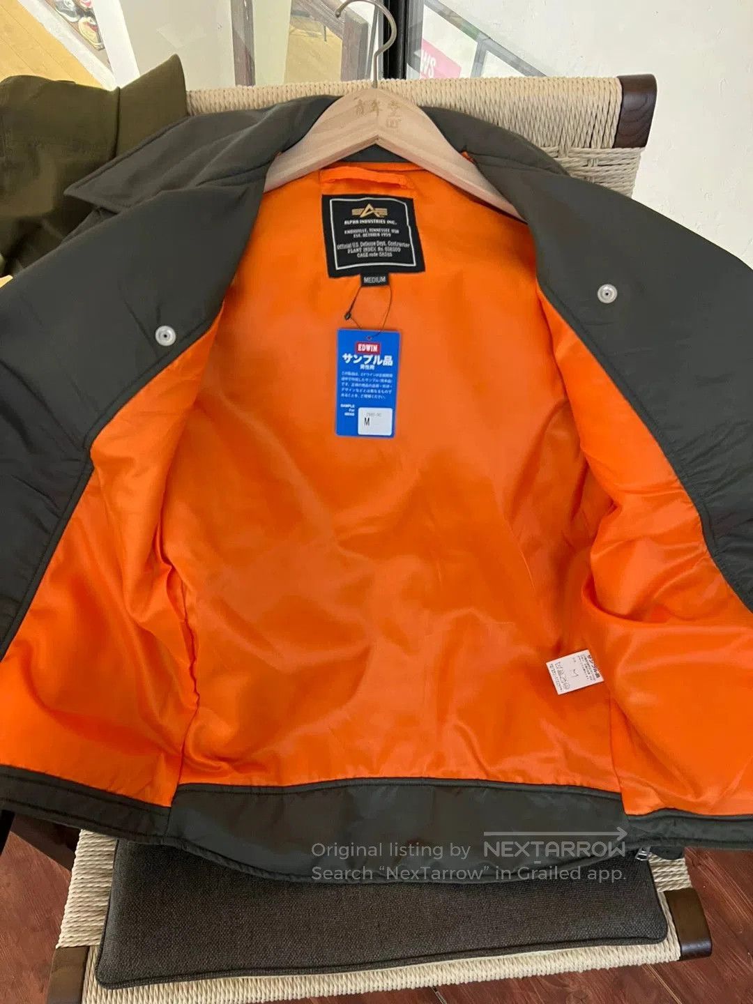 Japanese Brand new alpha motorcycle jacket in size medium. Size US M / EU 48-50 / 2 - 3 Thumbnail