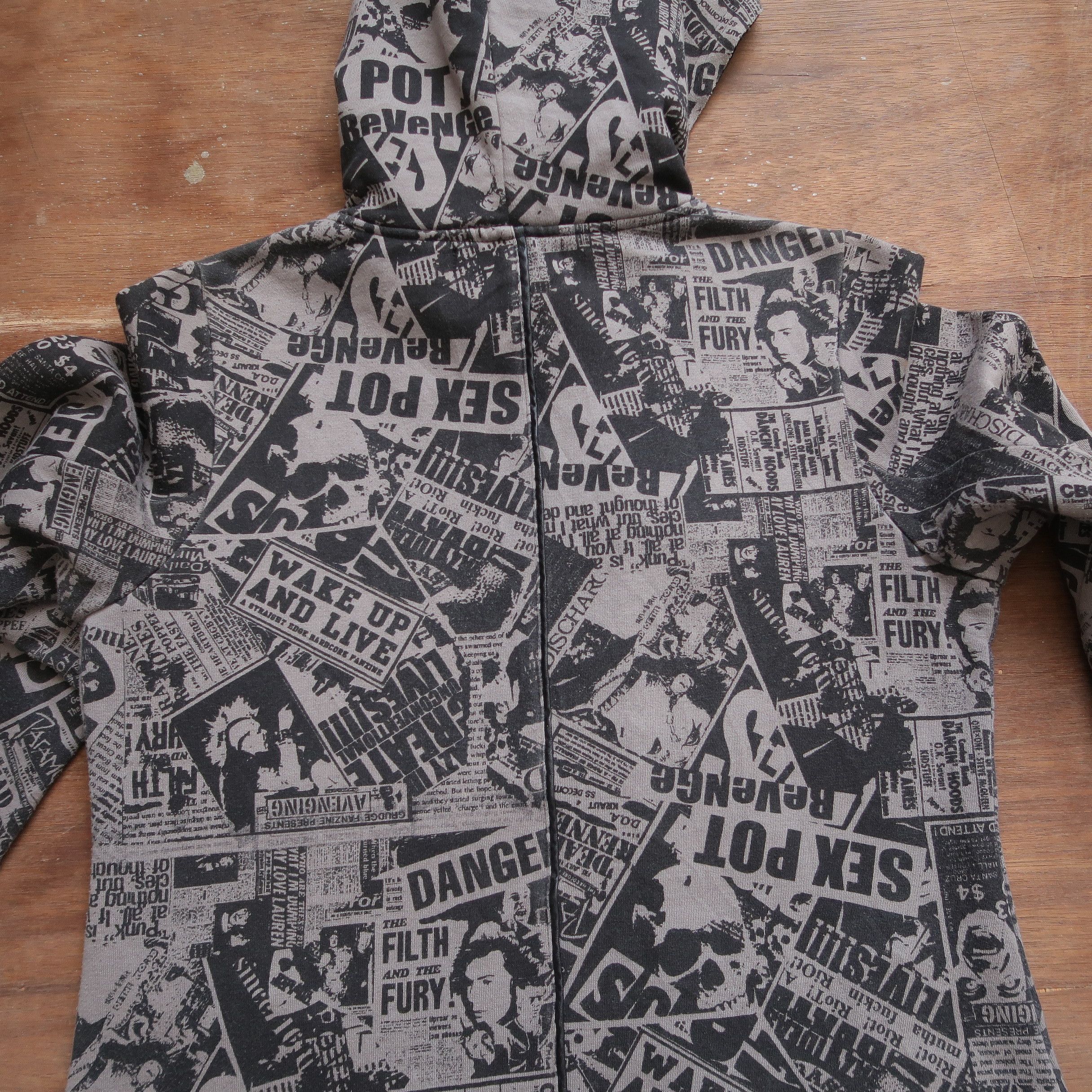 Sex Pot ReVeNGe 1990s Sex Pot Revenge Asymmetrical Hoodie Zip Size US M / EU 48-50 / 2 - 22 Thumbnail
