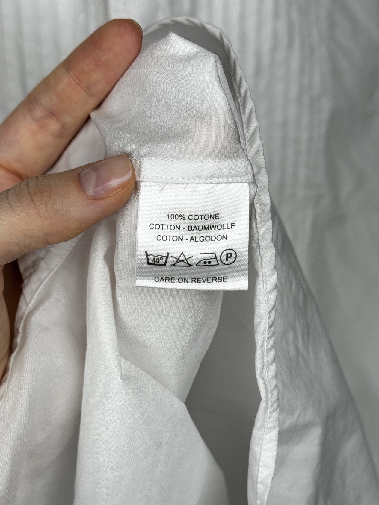 Boggi Boggi Milano white tuxedo cufflinks classic suit shirt 17.5 Size 44R - 12 Thumbnail