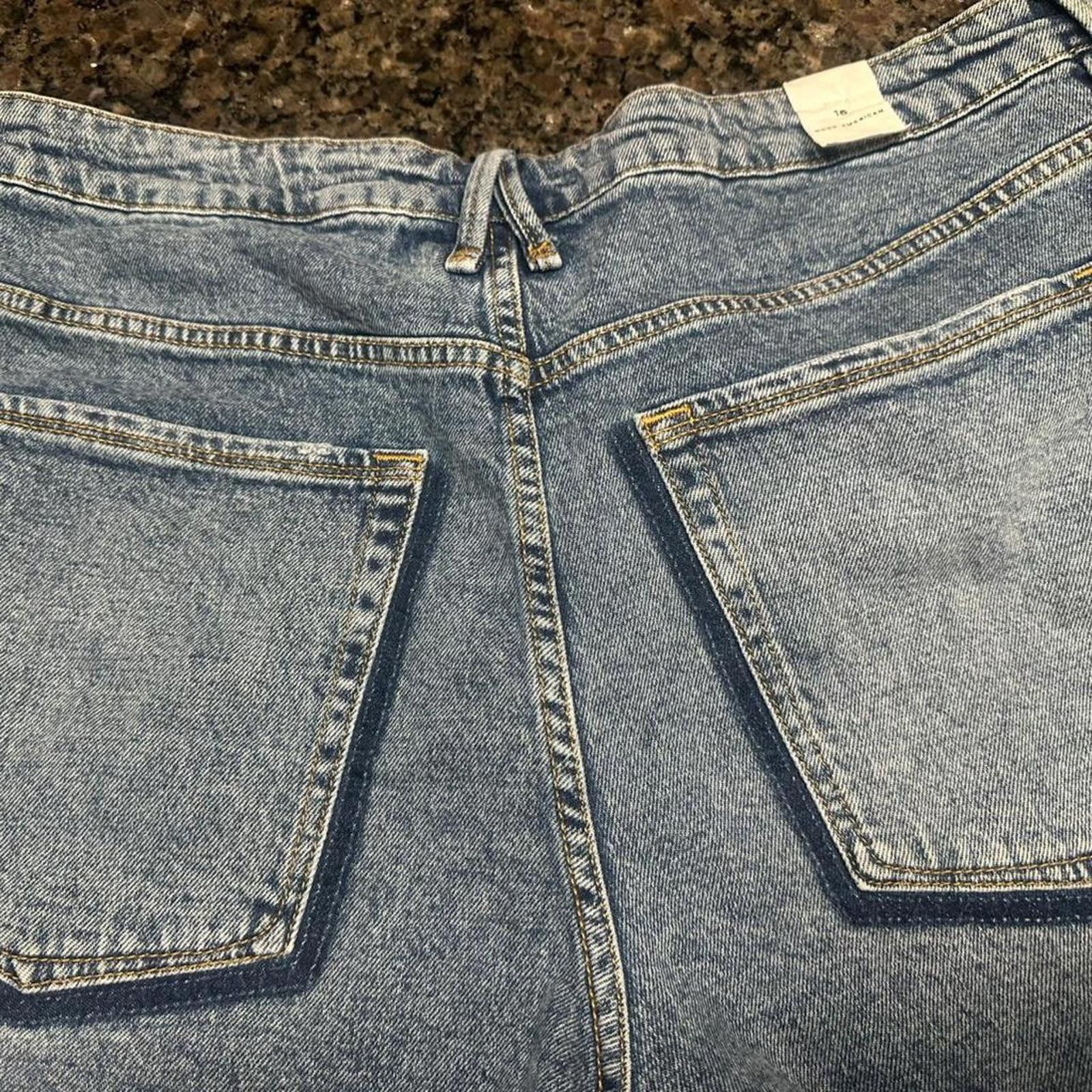 Other High-waisted blue denim shorts#denim #summer Size 38" / US 16 / IT 52 - 4 Thumbnail