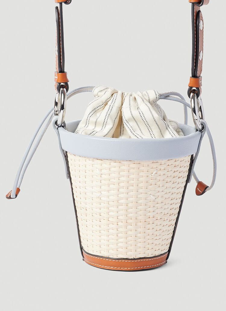 Maison Margiela Margiela rattan bucket crossbody bag Size ONE SIZE - 1 Thumbnail