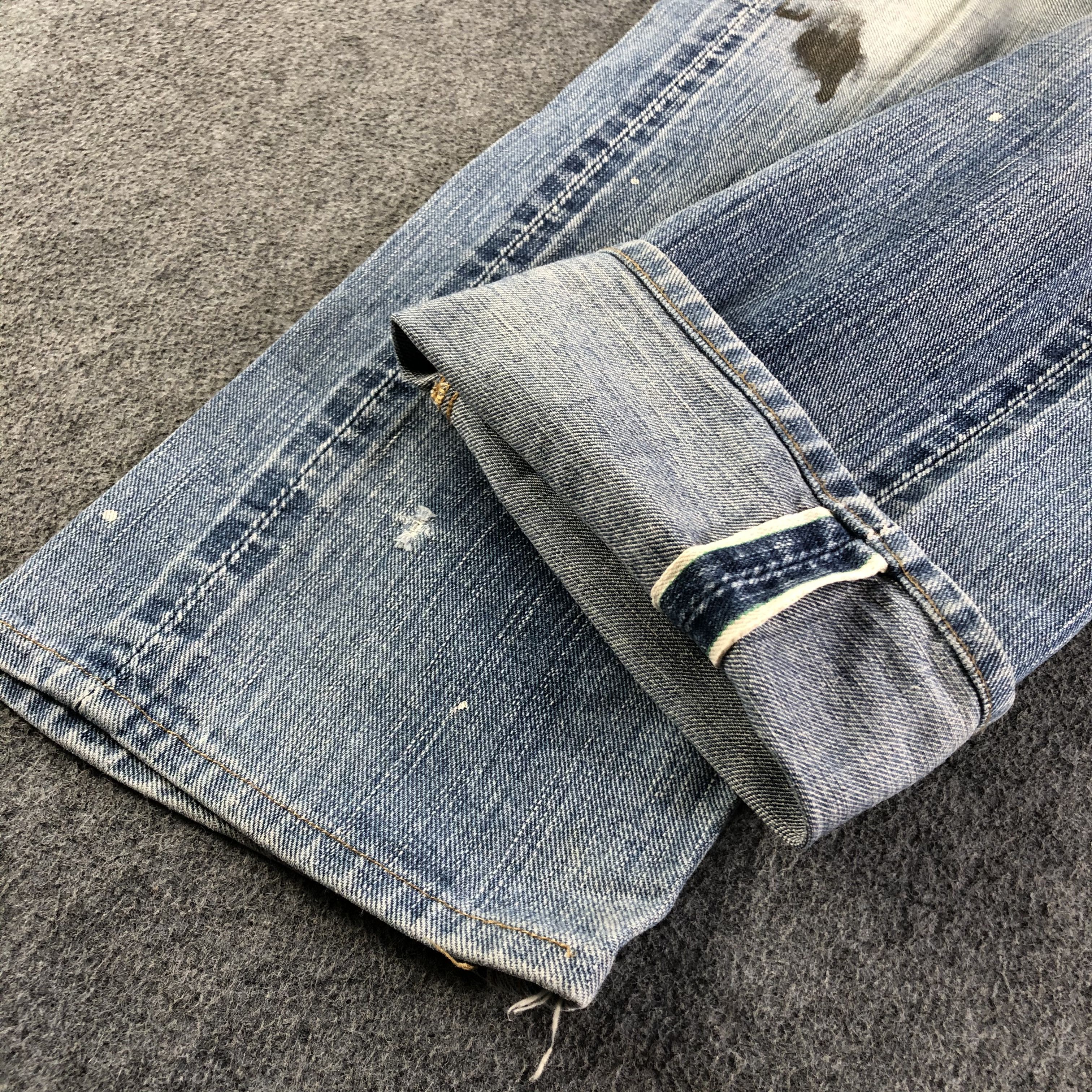 Johnbull Vintage Light Wash John Bull Selvedge Jeans-J2992 Size US 32 / EU 48 - 6 Thumbnail