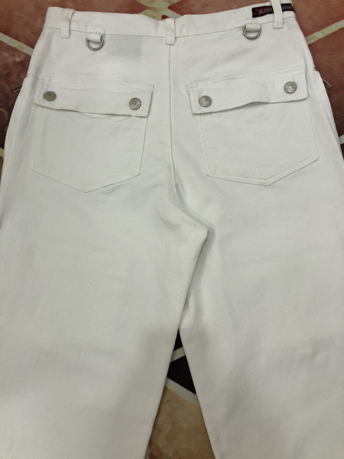 Japanese Brand Slash Number Multipocket Tactical Cargo White Pants Size US 28 / EU 44 - 13 Thumbnail