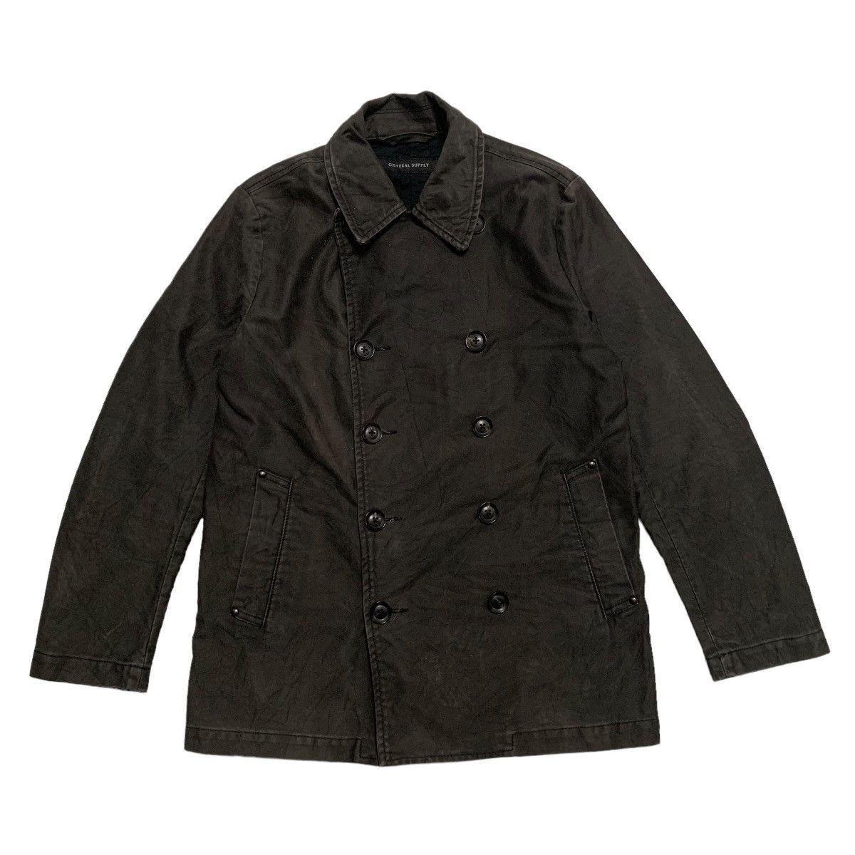 SHIPS General Supply Ships Double Breast Coat Jacket Size US M / EU 48-50 / 2 - 1 Thumbnail