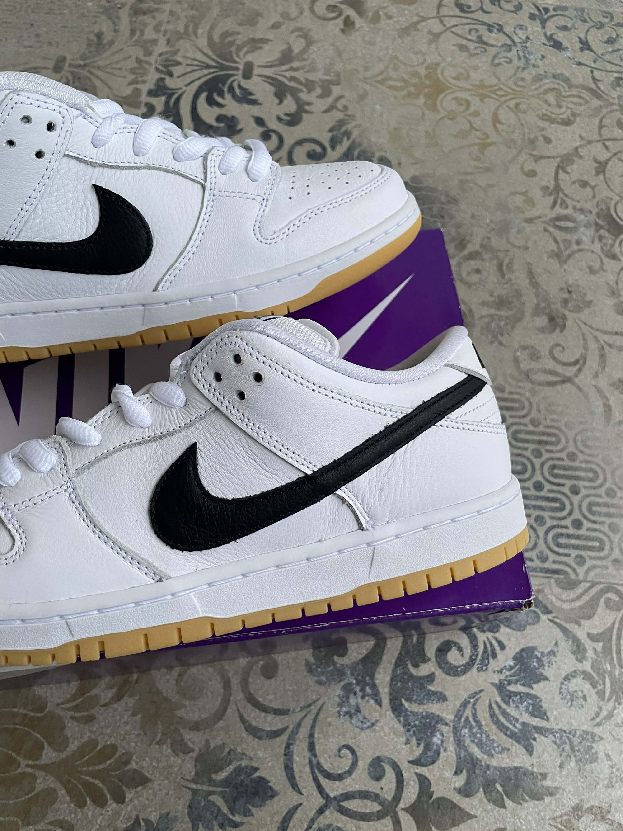 Nike Nike Sb Dunk Low ISO White Leather US 9.5 EU 43 Size US 10 / EU 43 - 9 Thumbnail