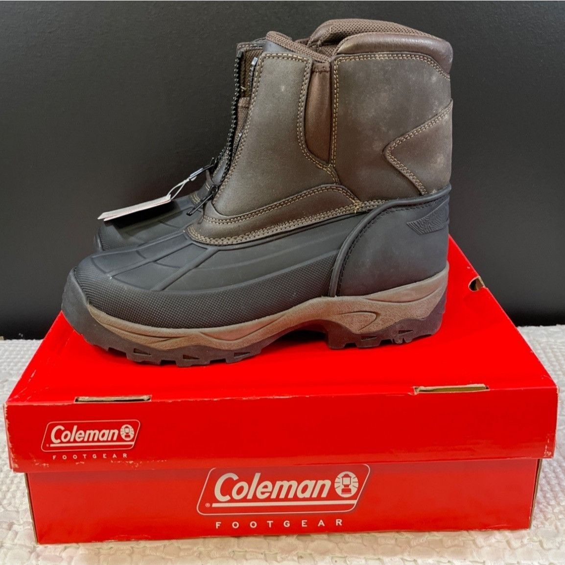 Coleman Coleman Stanley II Men's Brown Work Shoes/Boots Size 10M SKU Size US 10 / EU 43 - 3 Thumbnail