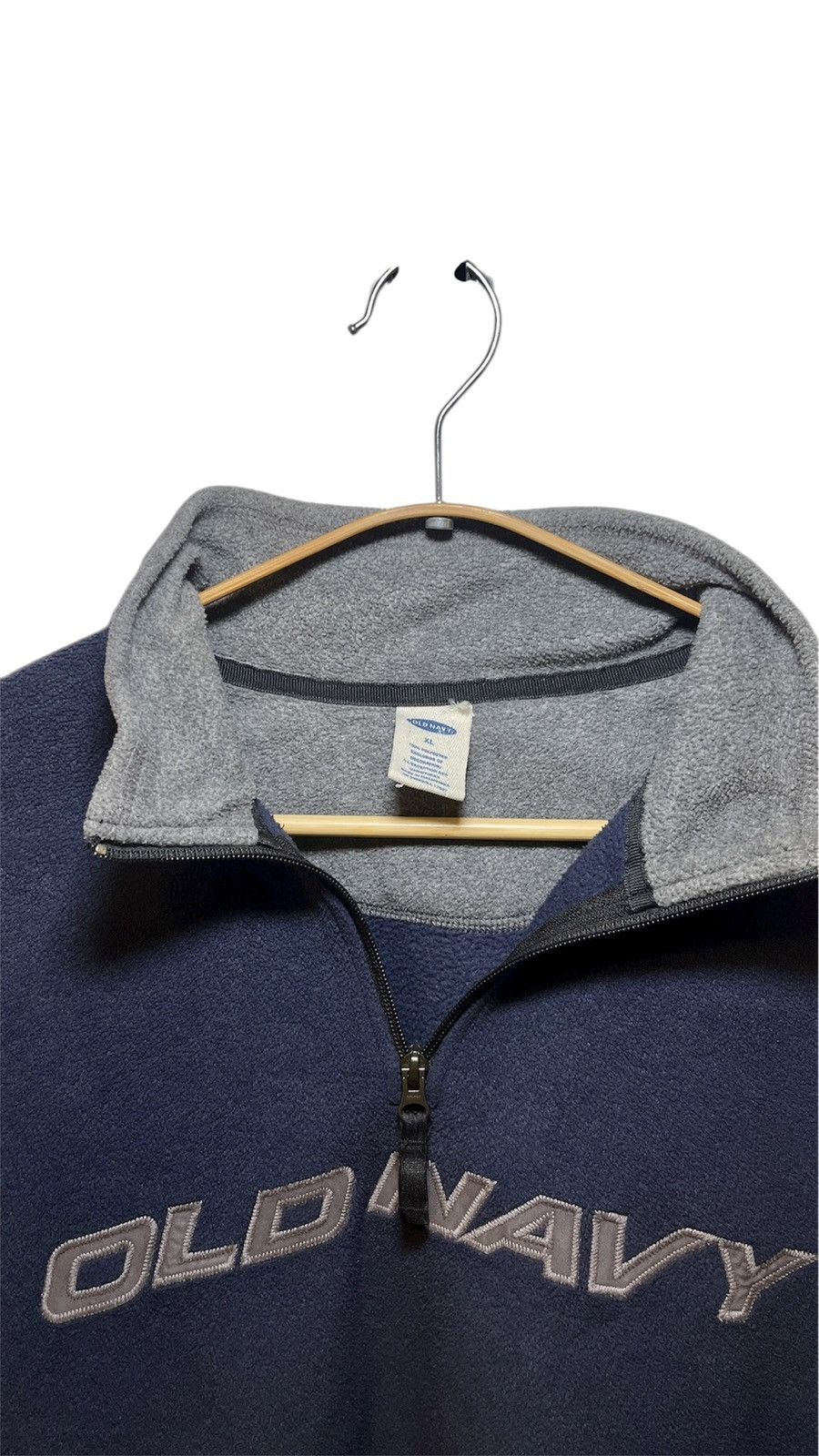 Old Navy Y2K Old Navy Navy Blue Fleece 1/4 Zip Pullover Sweater XL Size US XL / EU 56 / 4 - 2 Thumbnail