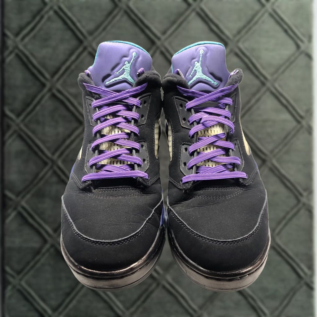 Jordan Brand Jordan V Golf 10.5 Low Grape Men's Sneaker Spring Fall Summer Black/Grape Ice Nike Air Jordan 5 CU4523-001 Size US 10 / EU 43 - 1 Thumbnail