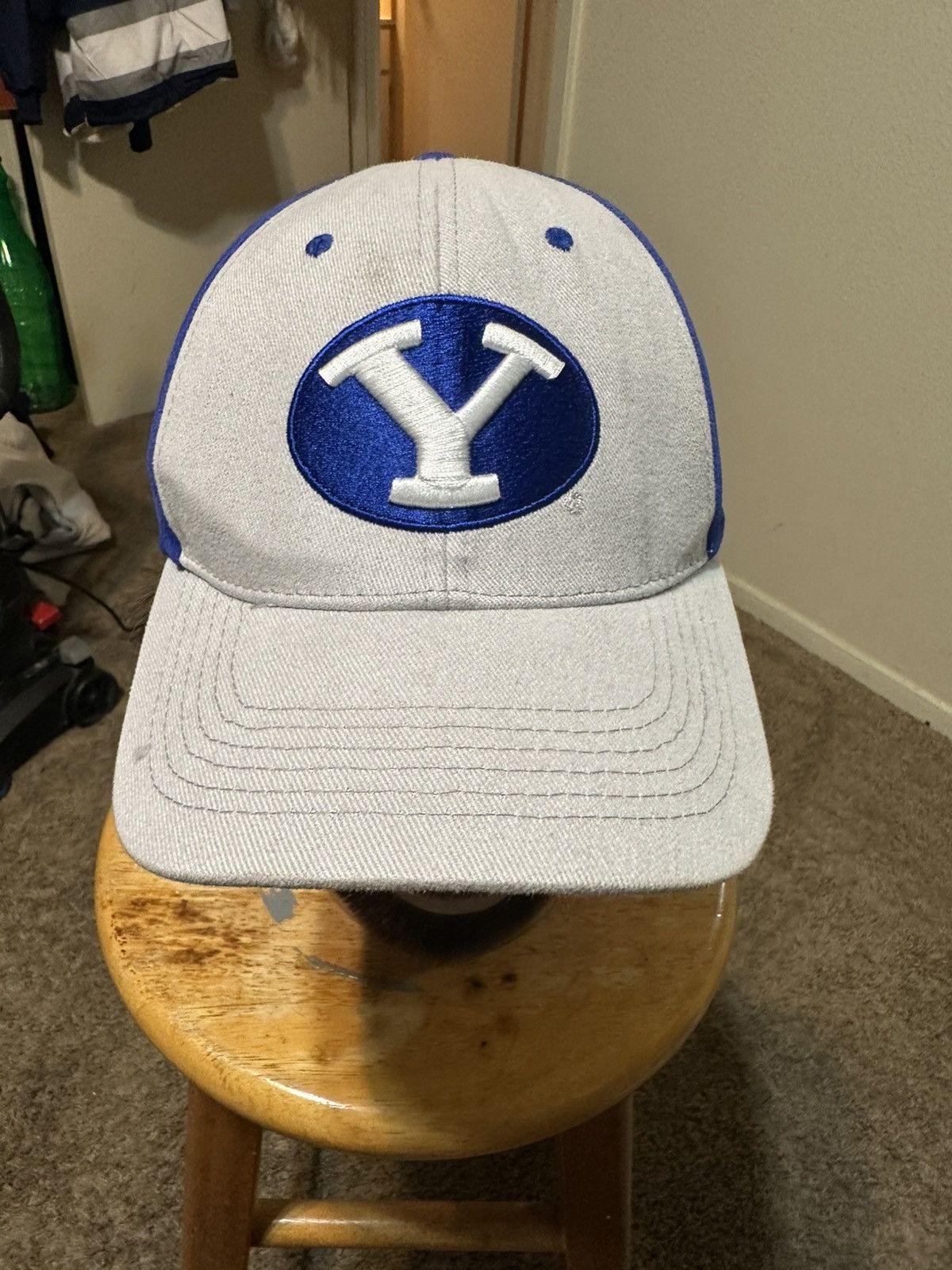 NCAA Vintage BYU university “triple blue” hat 00s Size ONE SIZE - 2 Thumbnail