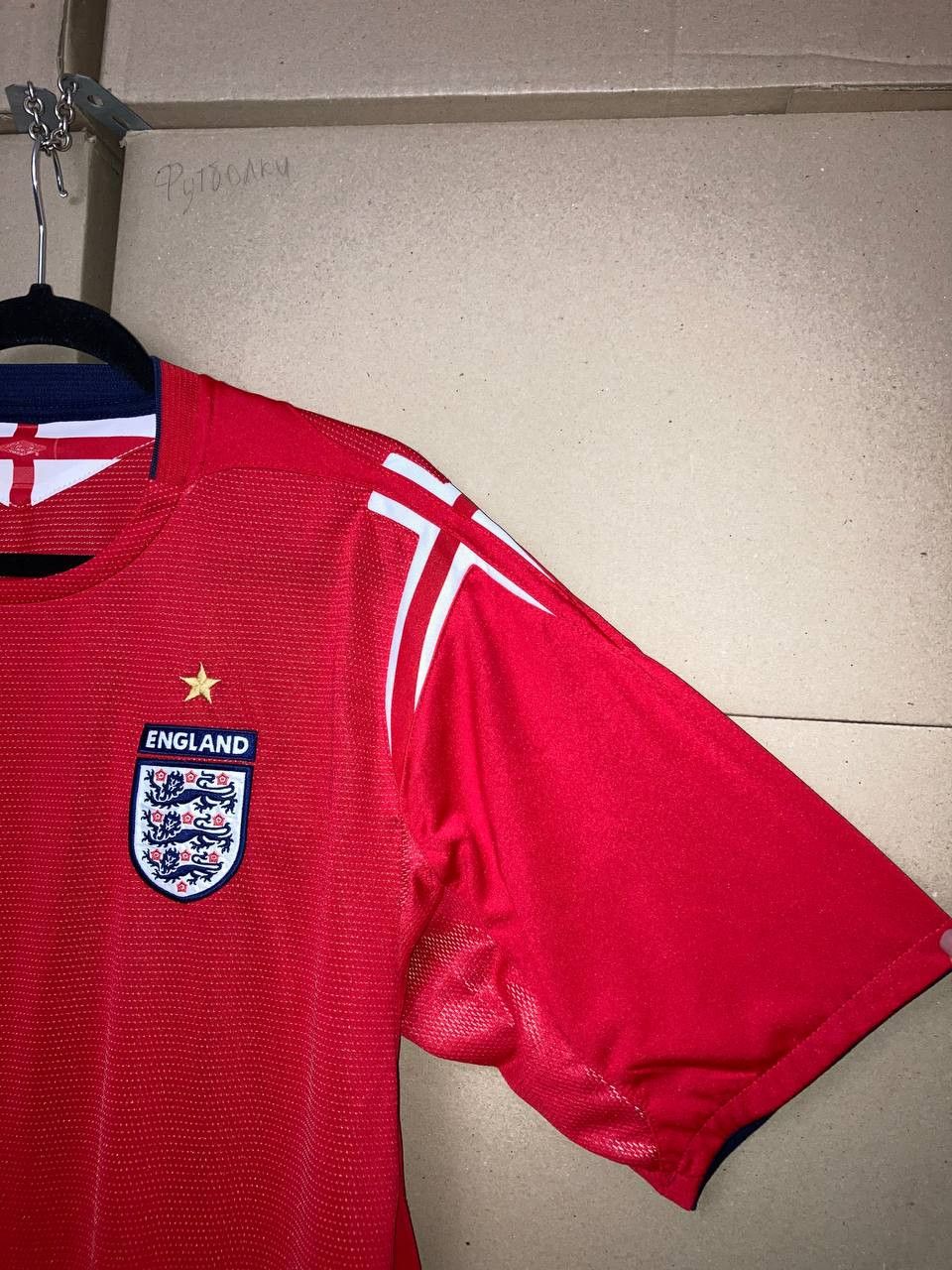 Umbro VINTAGE 2004 2006 ENGLAND FOOTBALL JERSEY SOCCER SHIRT UMBRO Size US XL / EU 56 / 4 - 9 Thumbnail