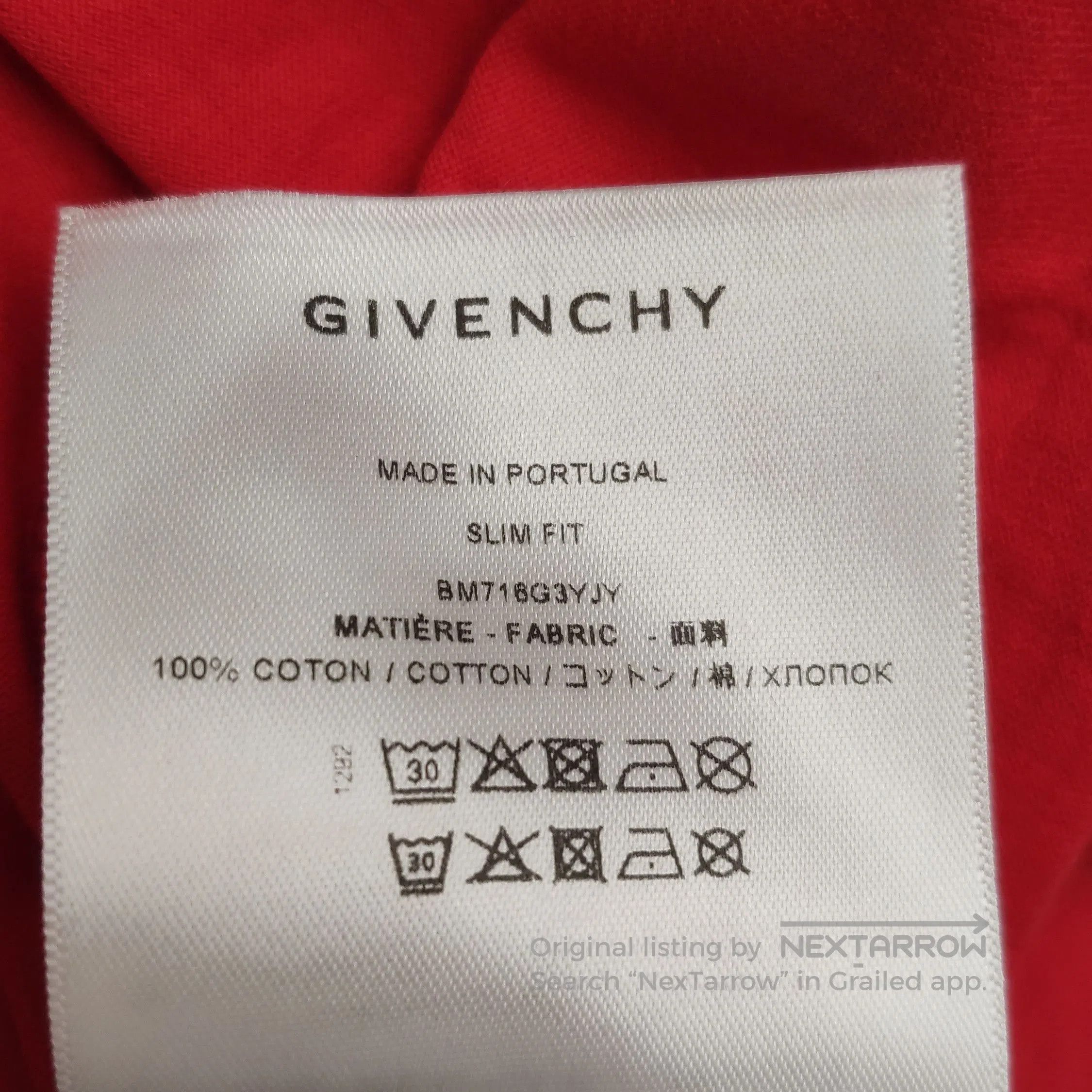 Givenchy Givenchy M Cotton Graphic Print Crew Neck T-Shirt. Size US M / EU 48-50 / 2 - 8 Thumbnail