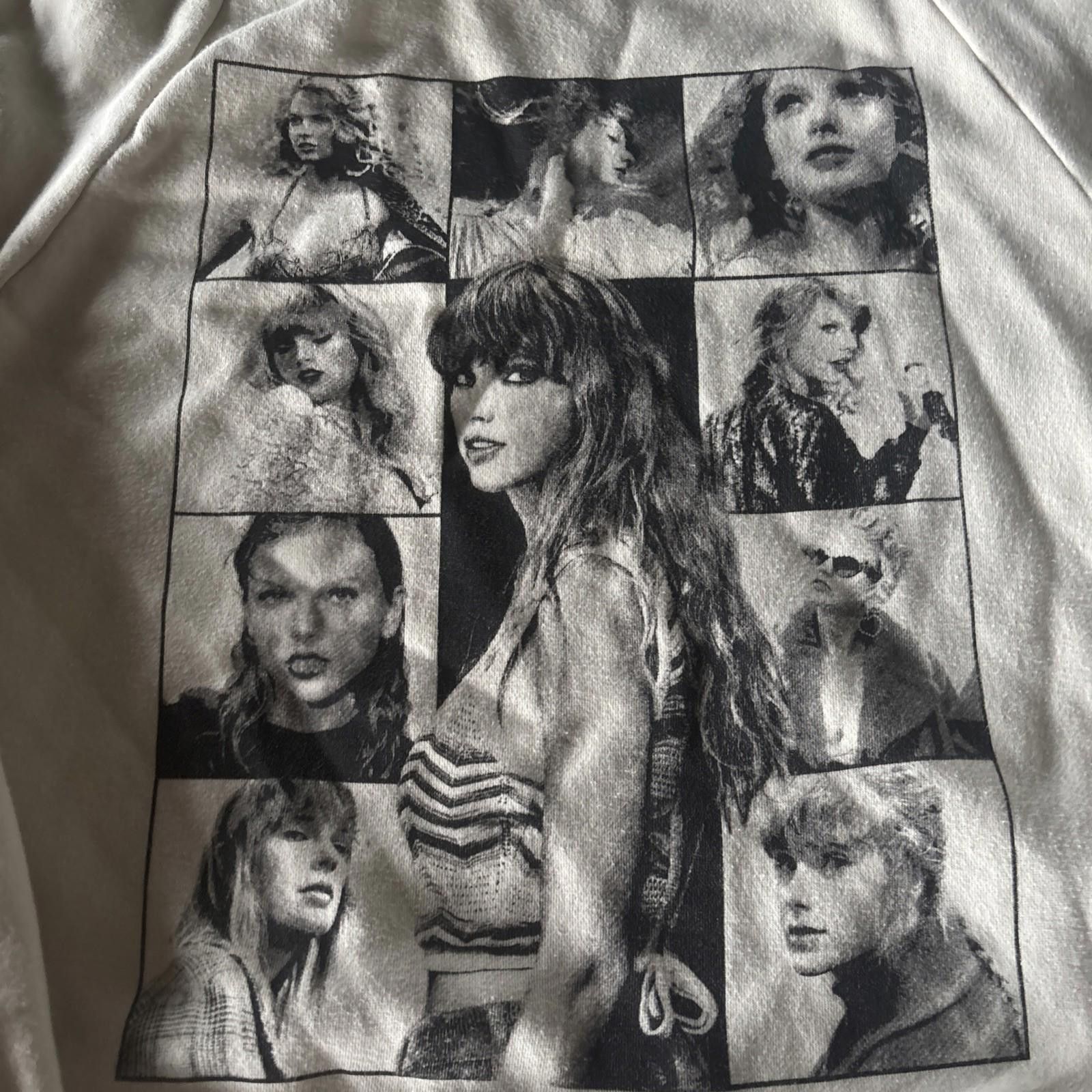 Designer Taylor Swift The Eras Tour Tan Cream Beige Concert Hoodie L Size L / US 10 / IT 46 - 8 Thumbnail