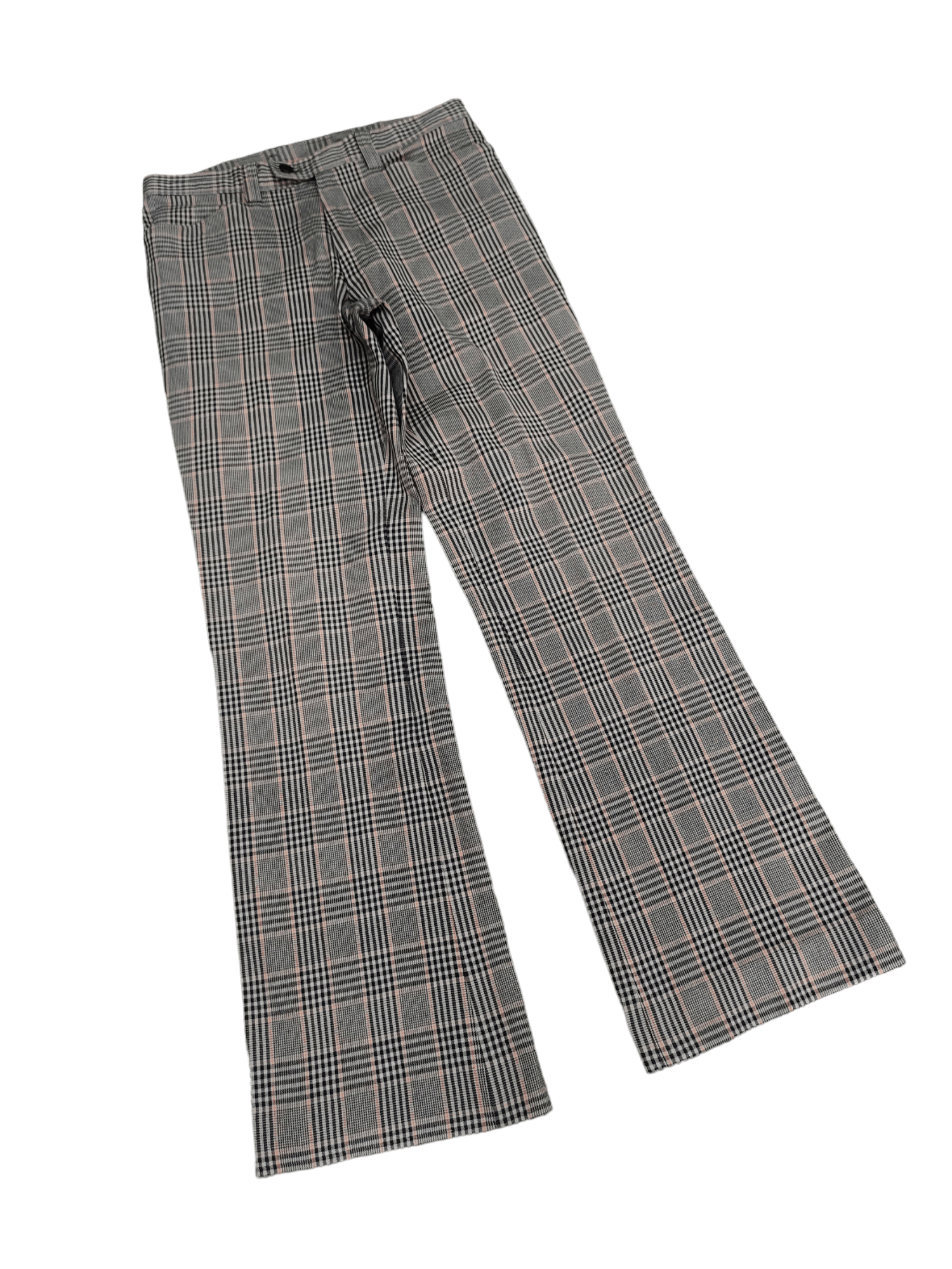 Tornado Mart 90s Flare Pants Tornado Mart Checkered Plaid Bootcut Y2k Size US 28 / EU 44 - 3 Thumbnail