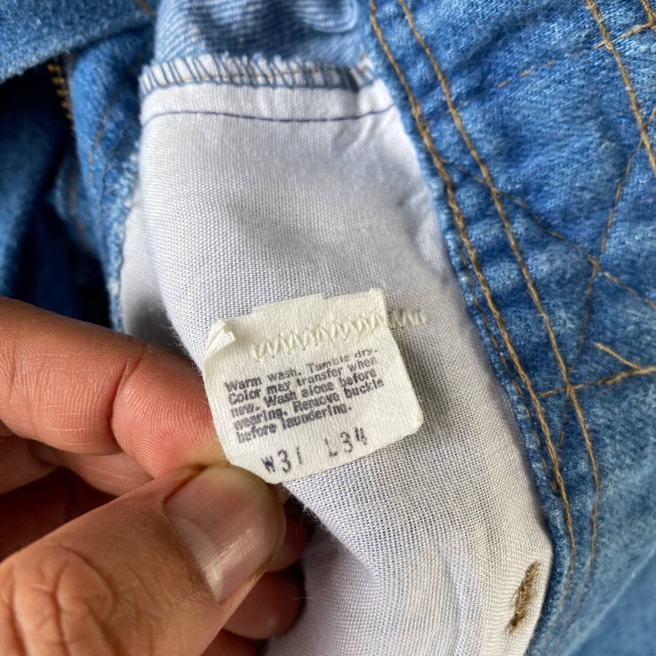 Levi's Vintage Clothing RARE 70S LEVIS 648 FLARE DENIM ORANGE TAG ZIP TALON Size US 29 - 15 Thumbnail