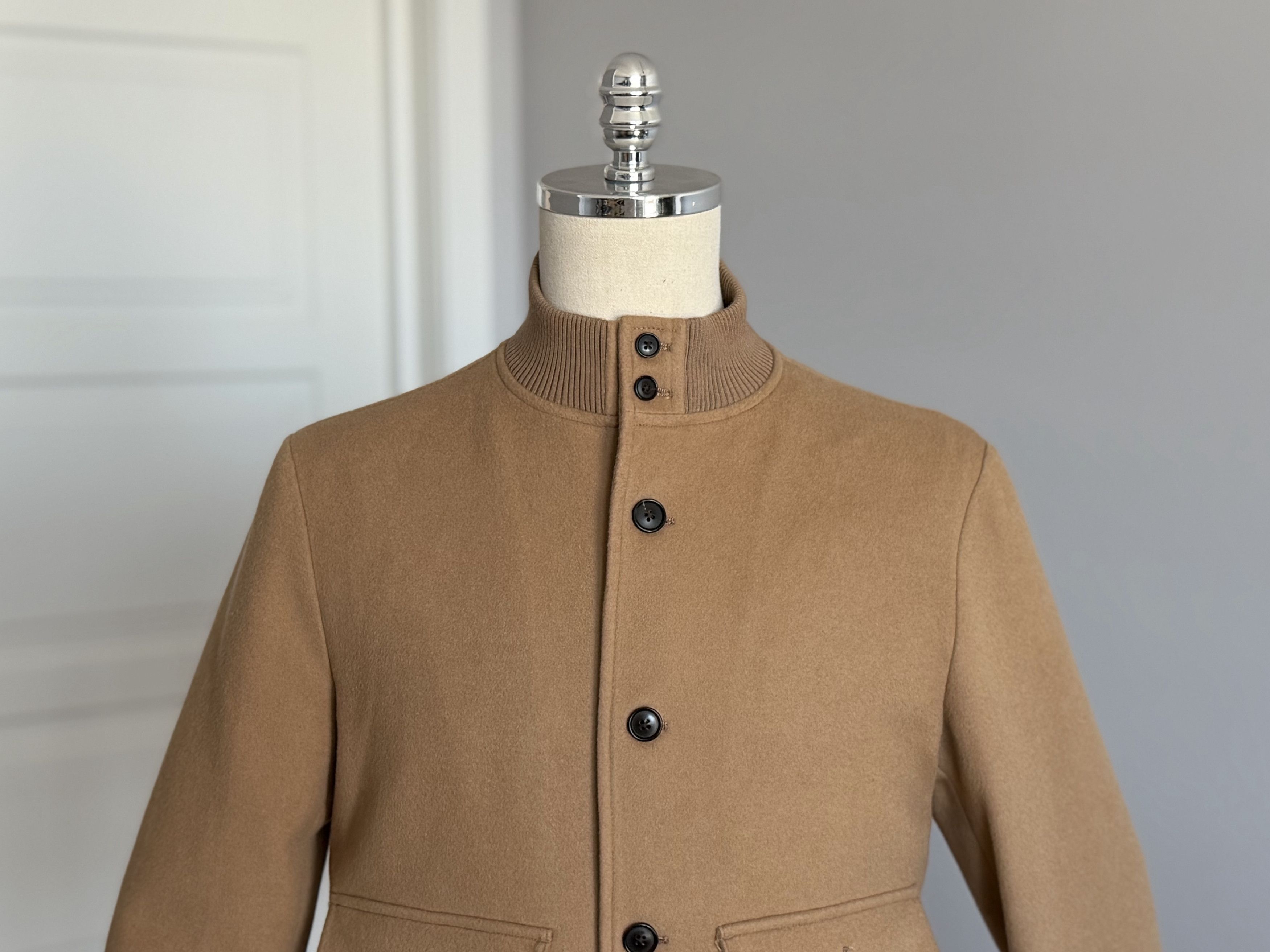 Suitsupply SUITSUPPLY Pure Wool Bomber Jacket Camel Size M Luxury Brand Size US M / EU 48-50 / 2 - 4 Thumbnail