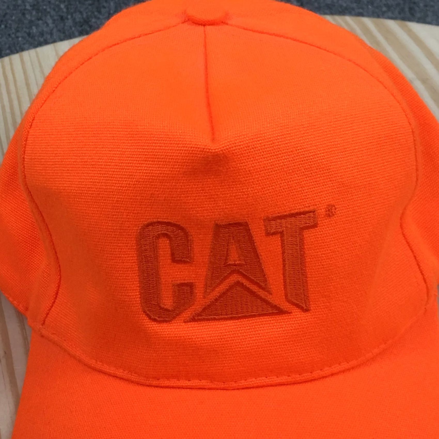 Caterpillar Caterpillar Daystone Baseball Cap Unisex Orange OS Curved Brim Embroidered Logo Size ONE SIZE - 3 Thumbnail