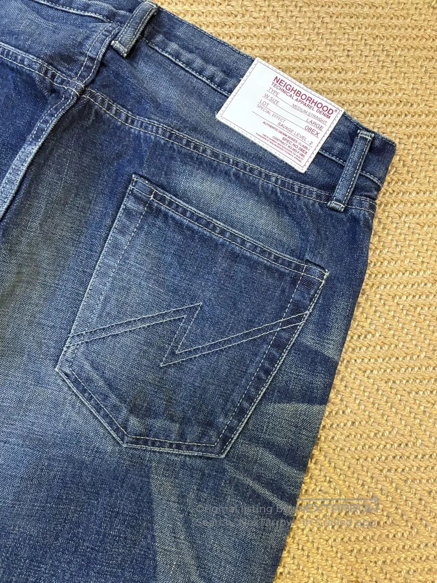 Neighborhood Neighborhood 08EX牛仔裤重磅面料. Size US 44 / EU 60 - 6 Thumbnail