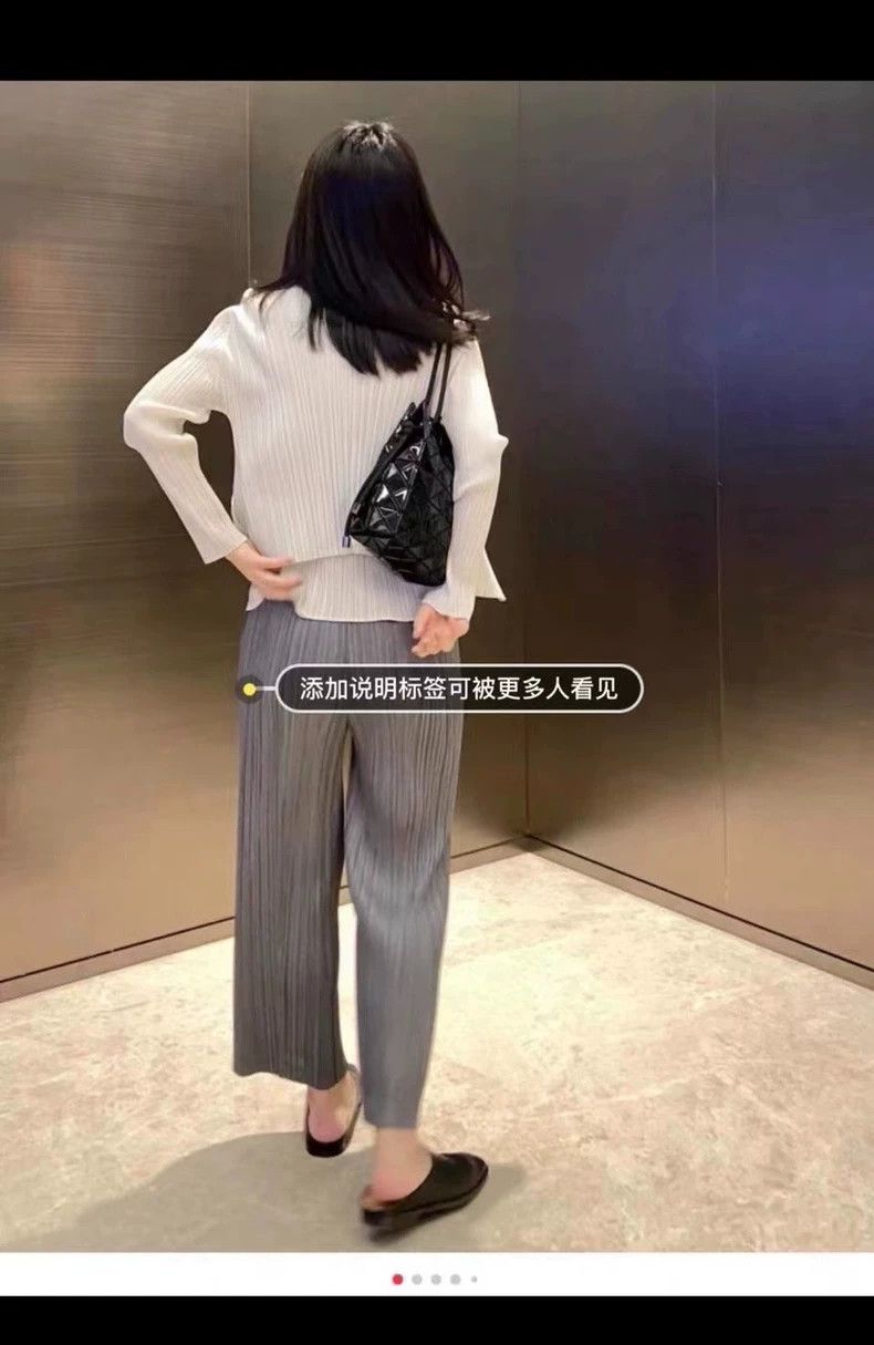 Issey Miyake Issey Miyake size:1 Dark grey pleated pants Size 42" / US 20 - 4 Thumbnail