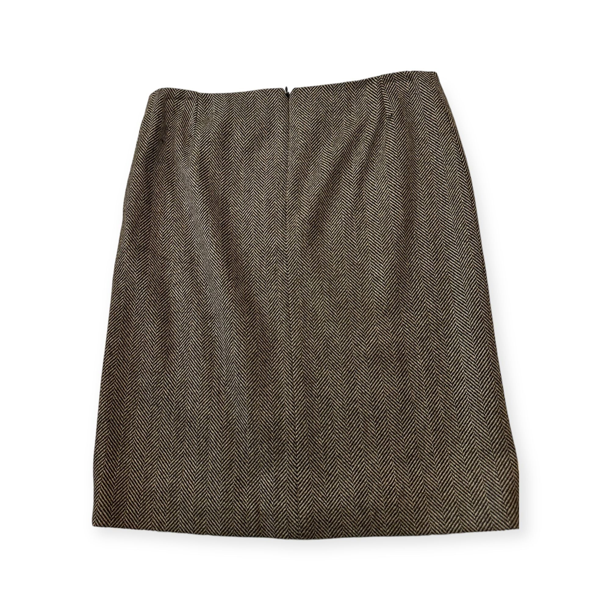 Dolce & Gabbana Dolce & Gabbana Herringbone Wool Pencil Skirt IT 44 Size 30" / US 8 / IT 44 - 5 Thumbnail