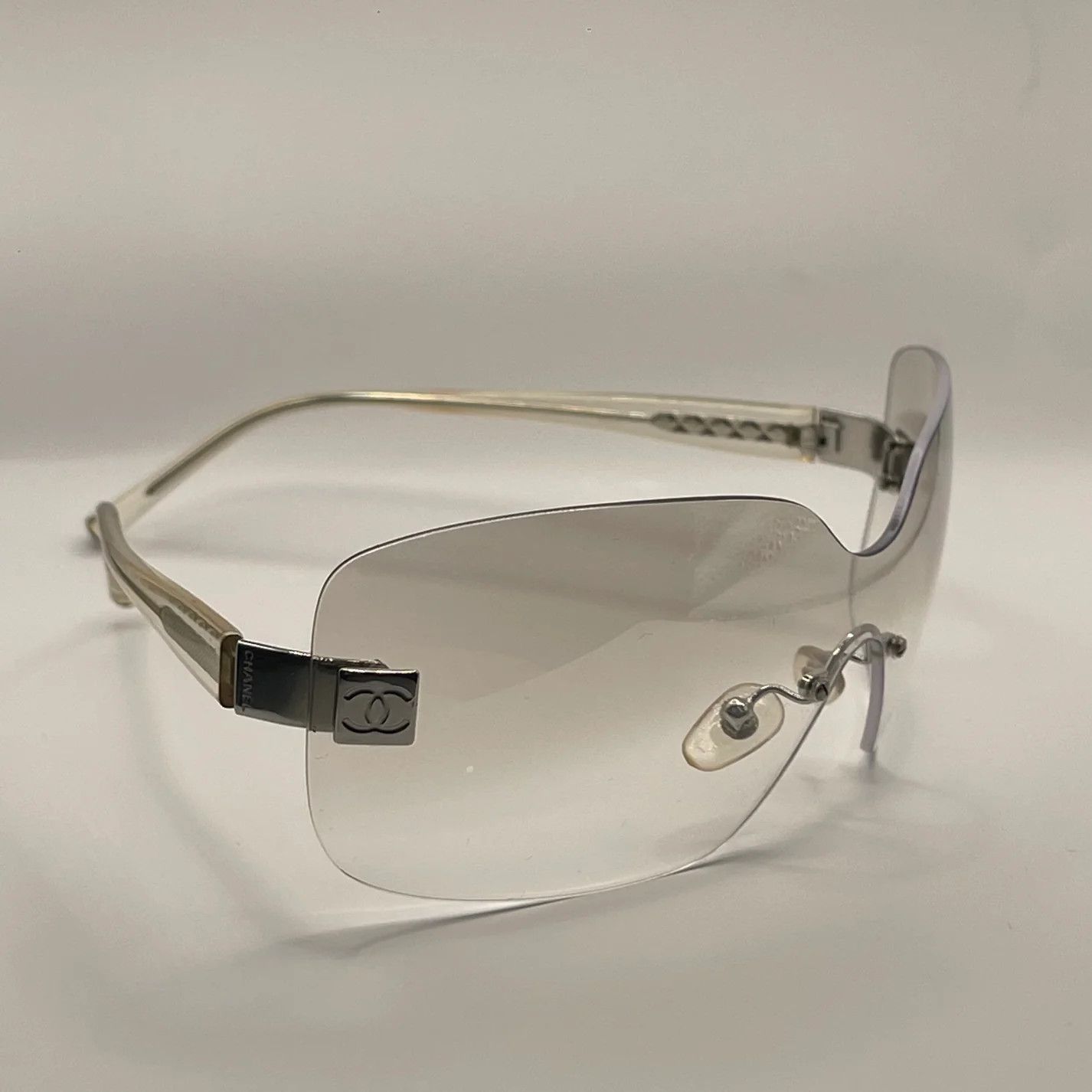 Chanel CHANEL SUNGLASSES 4029 LOGO CC Metal Vintage Iconic Size ONE SIZE - 1 Thumbnail