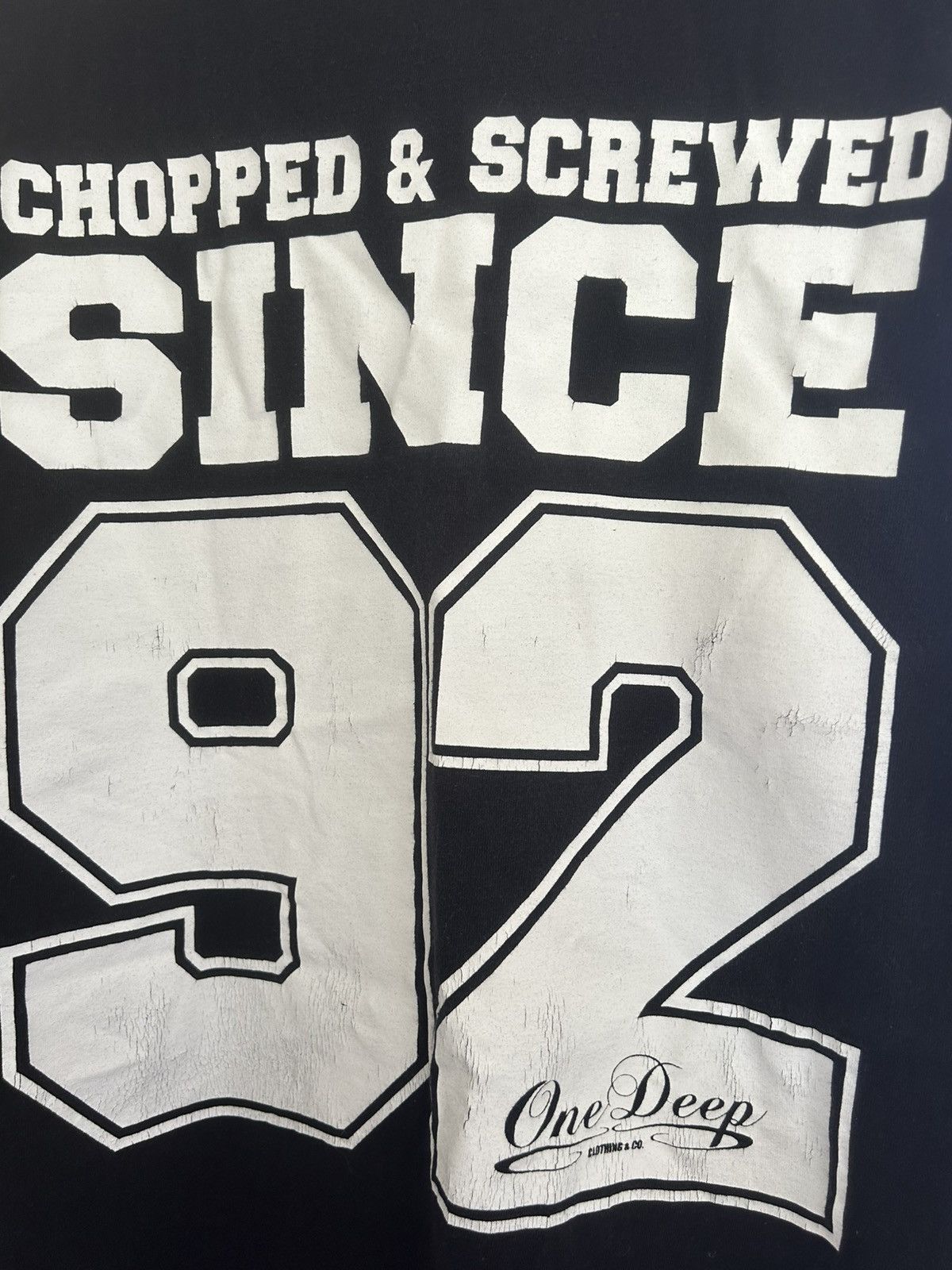 Vintage Vintage DJ Screw Chopped & Screwed Since ‘92 Texas Rap Tee Size US XXL / EU 58 / 5 - 10 Thumbnail
