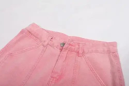 Jean Pink street fashion pants y2k Size US 32 / EU 48 - 4 Thumbnail