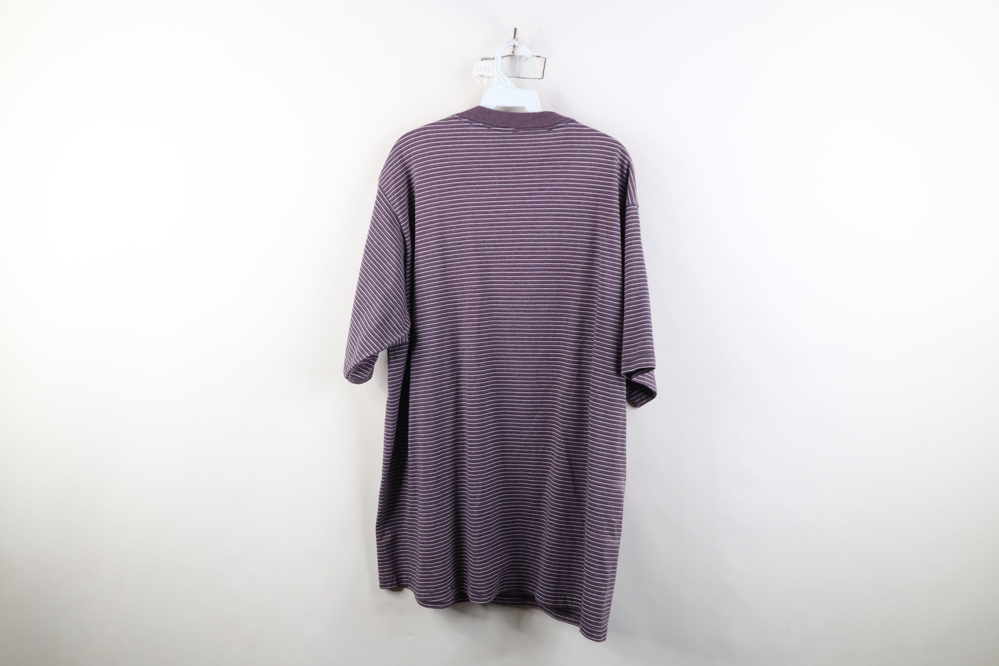 Vintage Vintage 90s Streetwear Block Short Sleeve T-Shirt Purple Size US XL / EU 56 / 4 - 8 Thumbnail