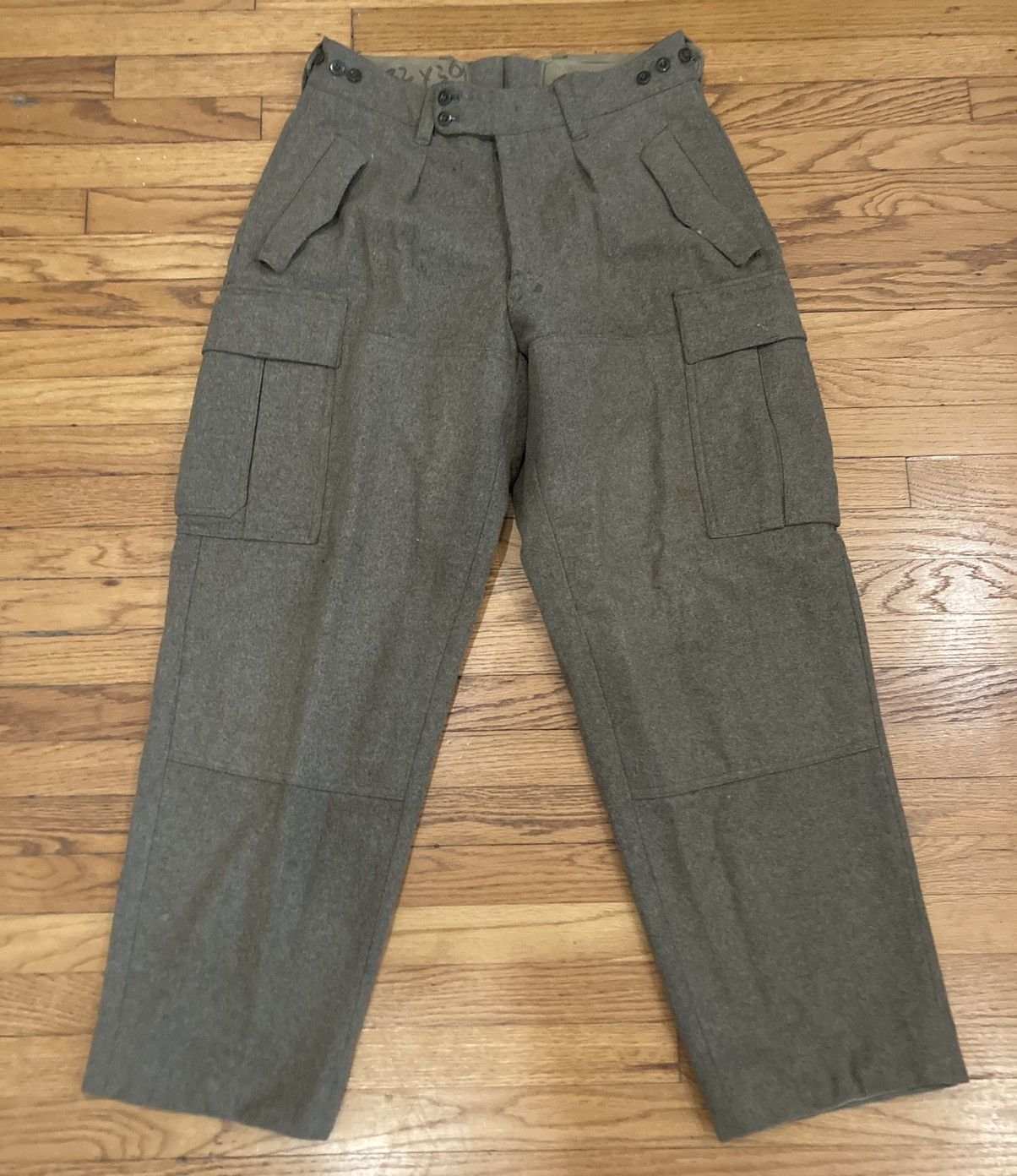 Japanese Brand × Vintage Vintage 80s Military Cargo Pants Size US 32 / EU 48 - 1 Thumbnail