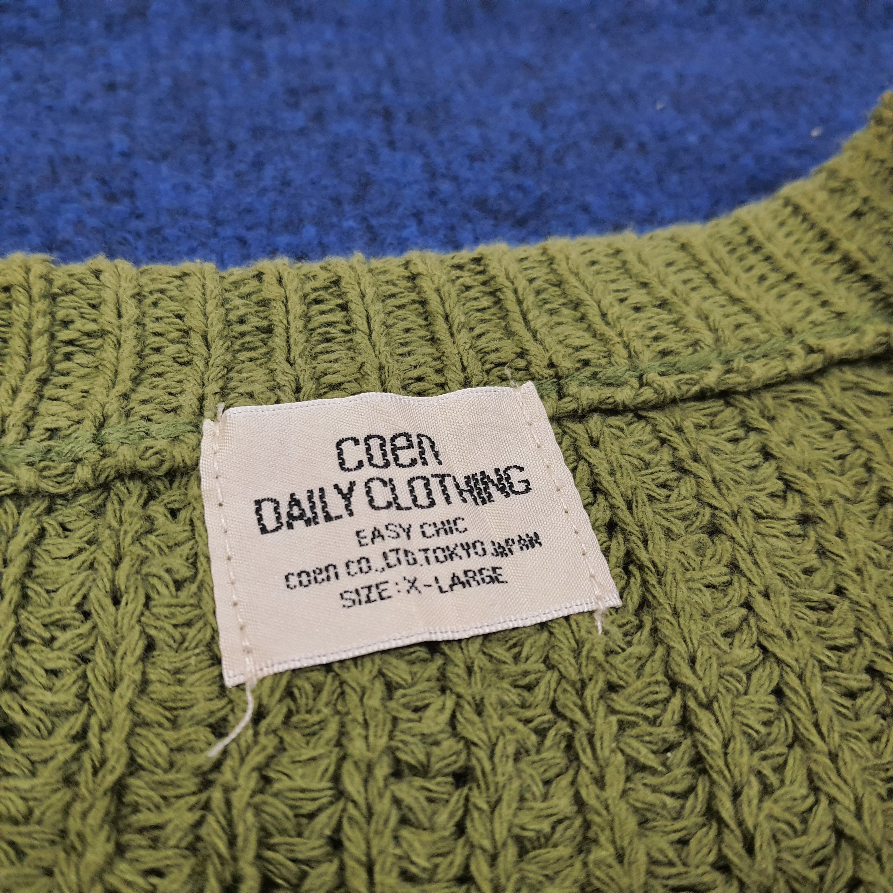 Japanese Brand Vintage Coen Tokyo Japan Custom Logo Knitwear C225N1 Size US M / EU 48-50 / 2 - 4 Thumbnail