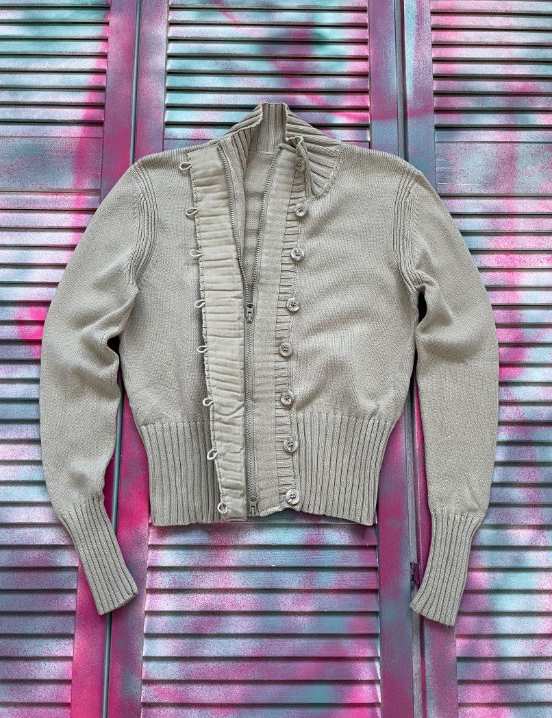 Other Vintage Knit Cardigan Military Style Tech Wear Size M / US 6-8 / IT 42-44 - 2 Thumbnail
