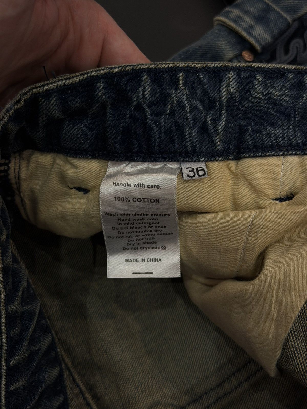 Other Fuck EM Denim Pants Dark Blue Size (36) Size US 36 / EU 52 - 10 Thumbnail
