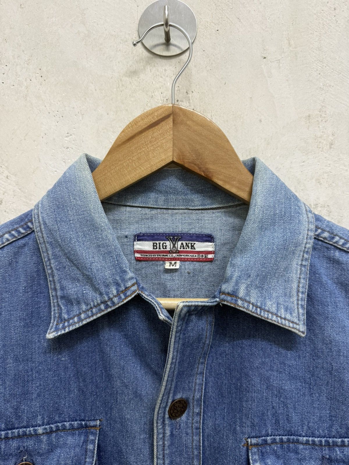 Vintage Vintage Big Yank Blue Denim Jean Trucker Jacket Size US M / EU 48-50 / 2 - 5 Thumbnail