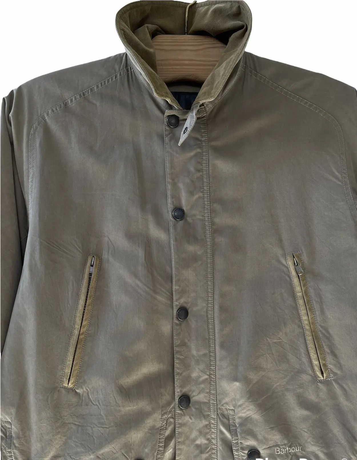 Barbour 🔥 Parka down jacket vintage fleece lining size M kaki Size US M / EU 48-50 / 2 - 11 Thumbnail
