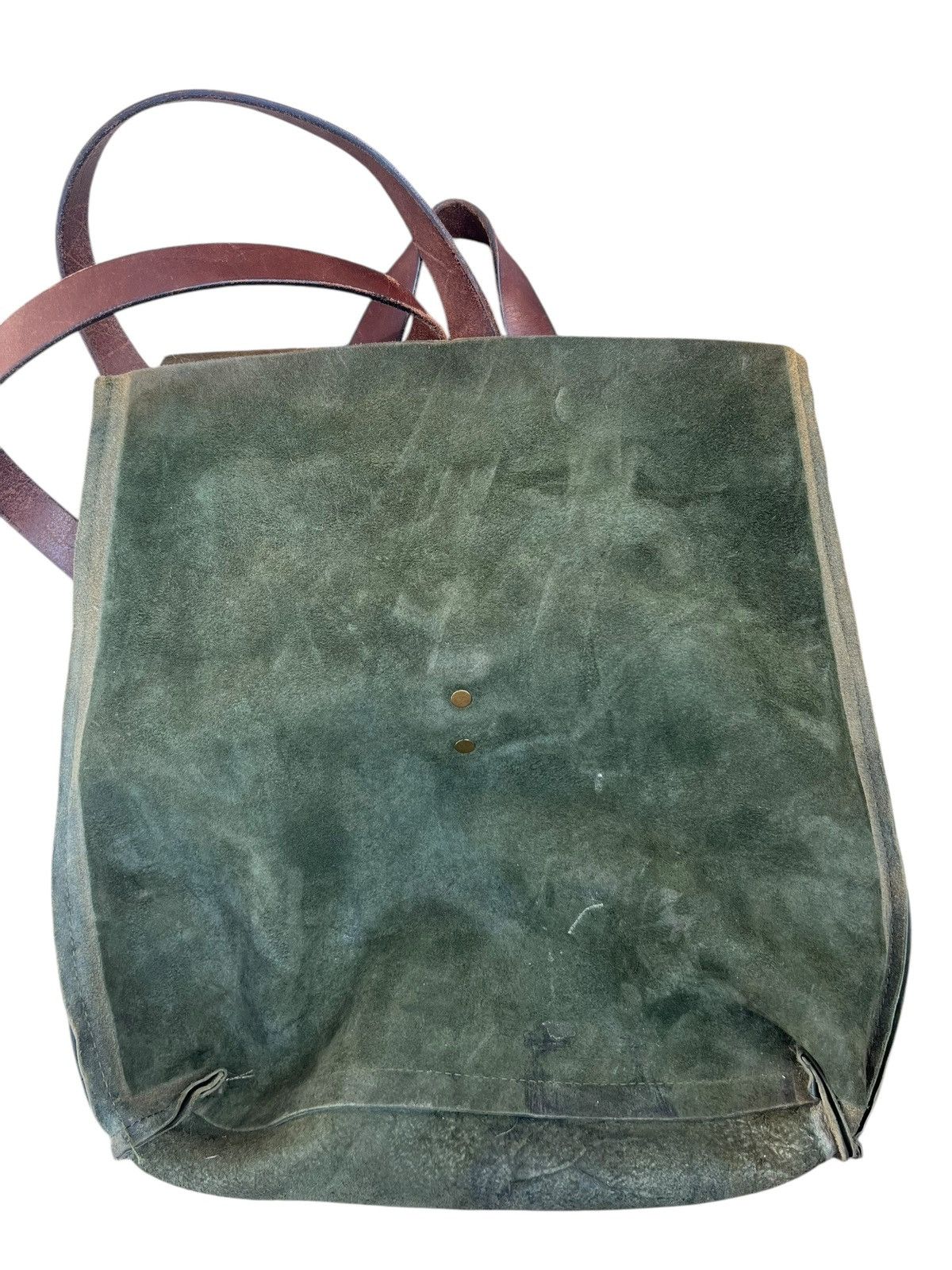 Leather Vintage Unknown Japan Patina Leather Backpack High Quality Size ONE SIZE - 24 Thumbnail