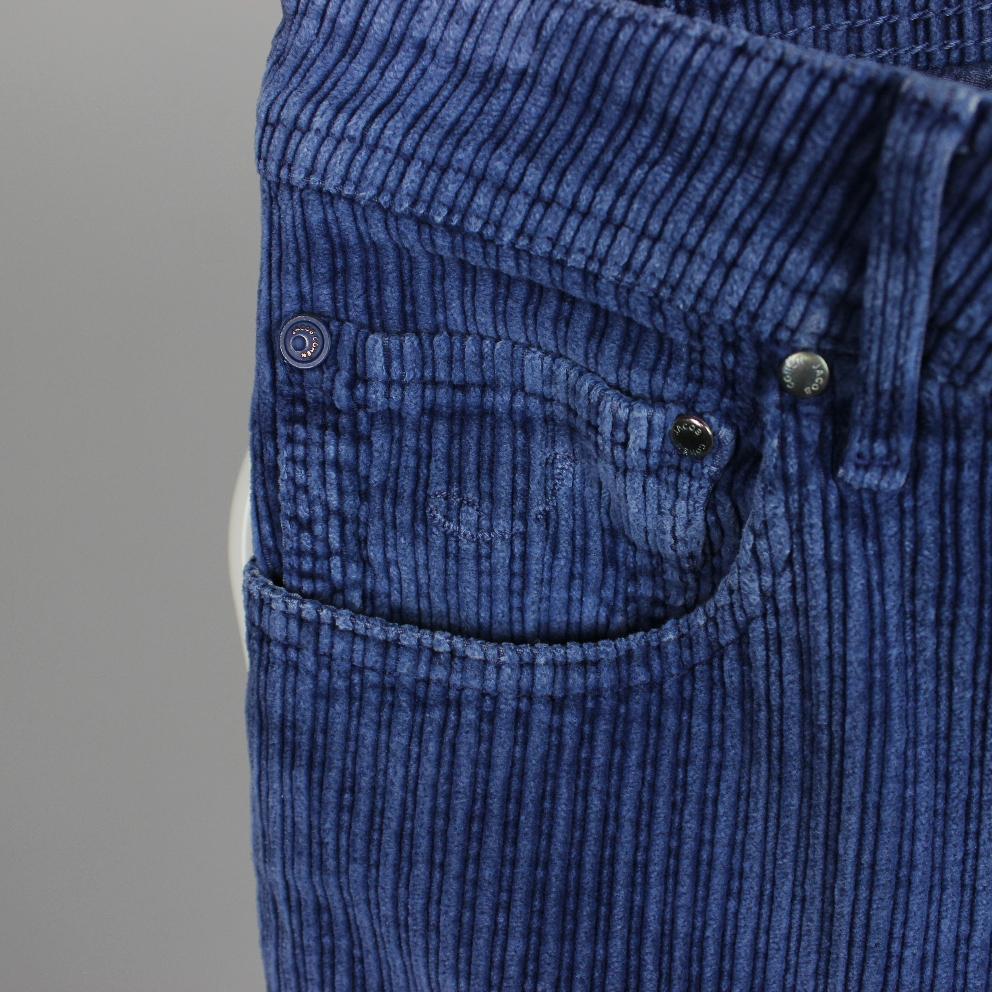 Jacob Cohen Jacob Cohen casual pants velvet men 29 eu blue Size US 29 - 8 Thumbnail