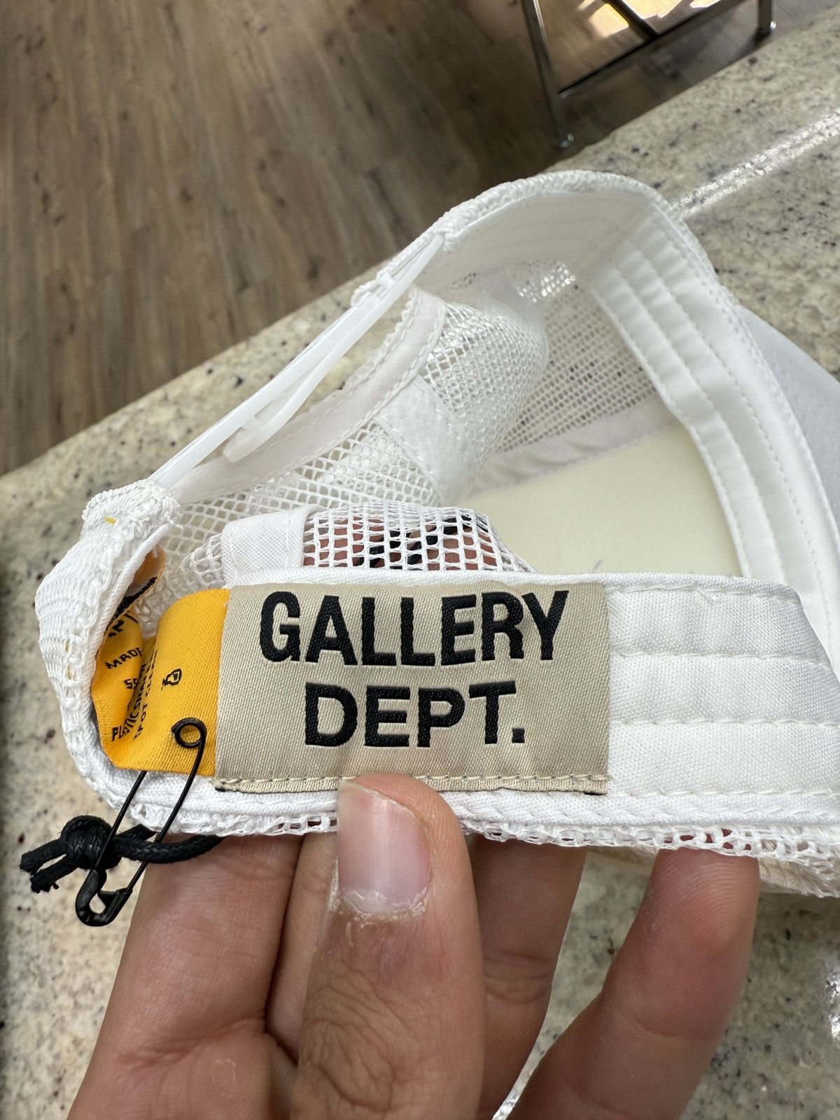 Gallery Dept. Gallery Dept White Trucker Hat Size ONE SIZE - 5 Thumbnail