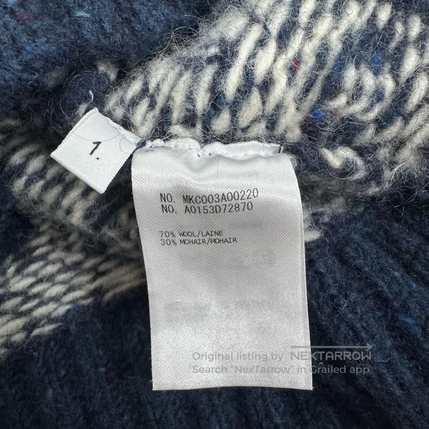 Thom Browne Thom Browne Fair Island Wool Knit Cardigan| Size US S / EU 44-46 / 1 - 7 Thumbnail