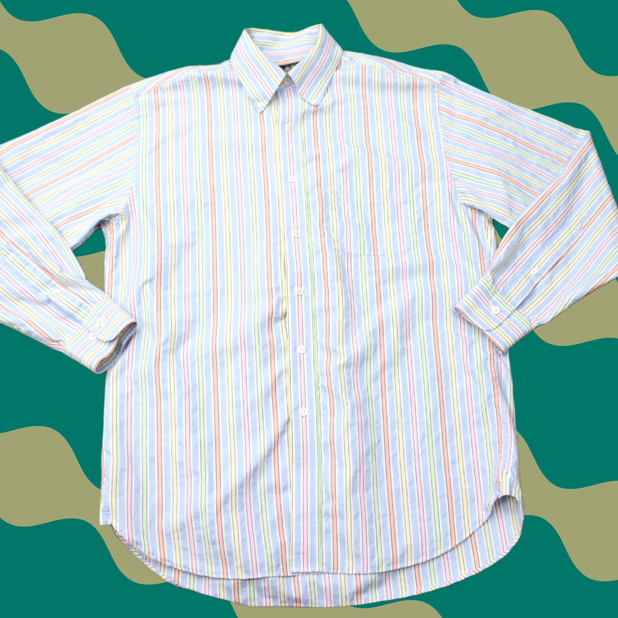 Brooks Brothers Brooks Brothers Country Club Shirt Mens Medium Regular Blue/Cotton Egyptian Cotton L/S Button-Up" Size US M / EU 48-50 / 2 - 1 Thumbnail