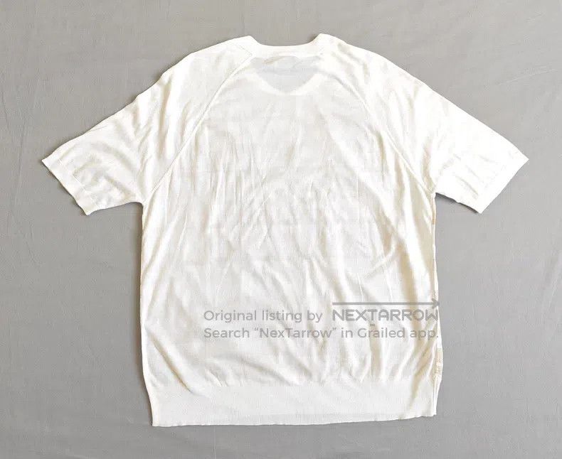 Hermes Hermes Knit short-sleeve T-shirt, 100% Sea Island cotton b Size US XL / EU 56 / 4 - 5 Thumbnail