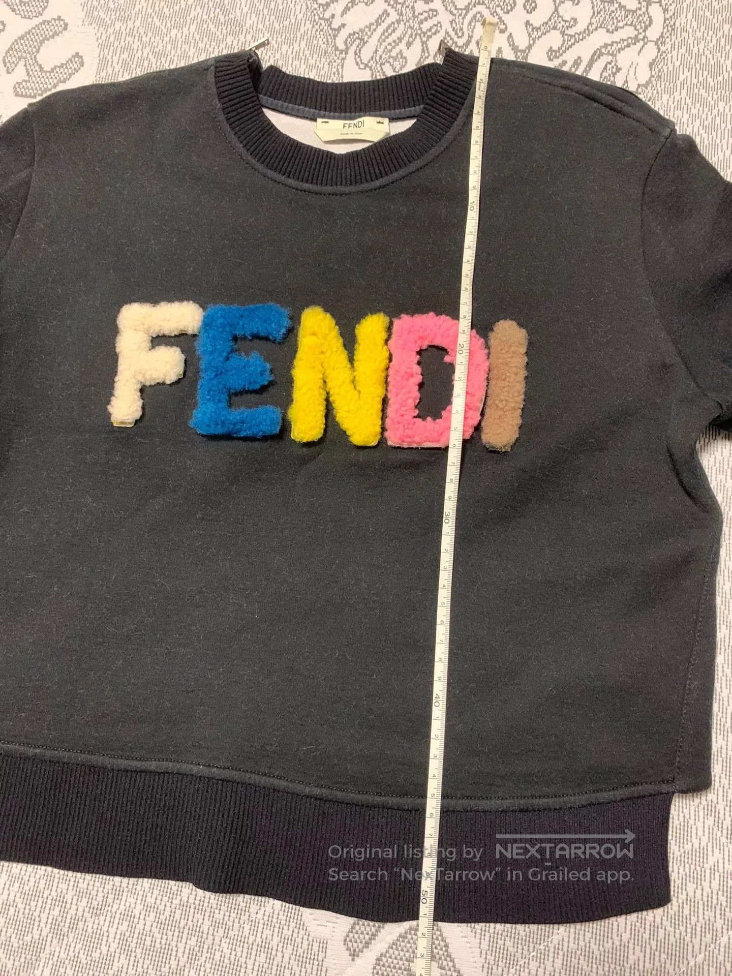 Fendi FENDI Colorful Detachable Logo Sweatshirt. Size US XXS / EU 40 - 6 Thumbnail