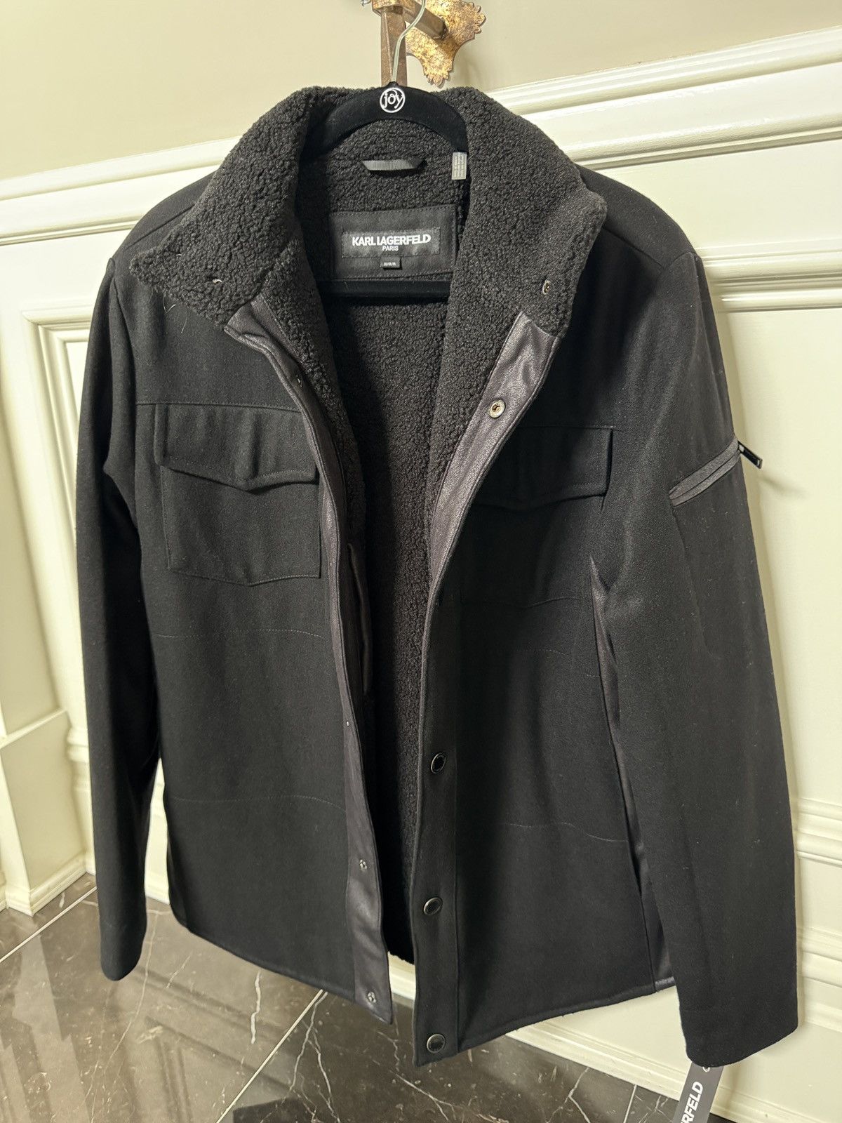 Karl Lagerfeld Karl Lagerfeld Fur heavy jacket Size US M / EU 48-50 / 2 - 3 Thumbnail